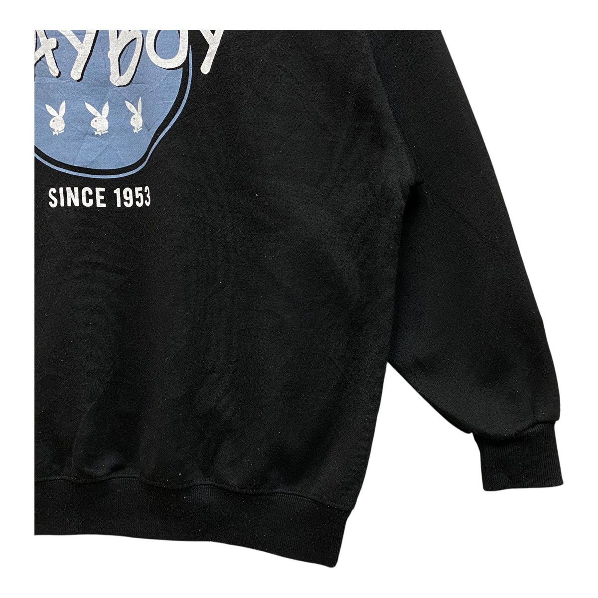 Playboy Vintage Playboy Bunny Sweatshirt Black Spellout Size Large Size US L / EU 52-54 / 3 - 4 Thumbnail