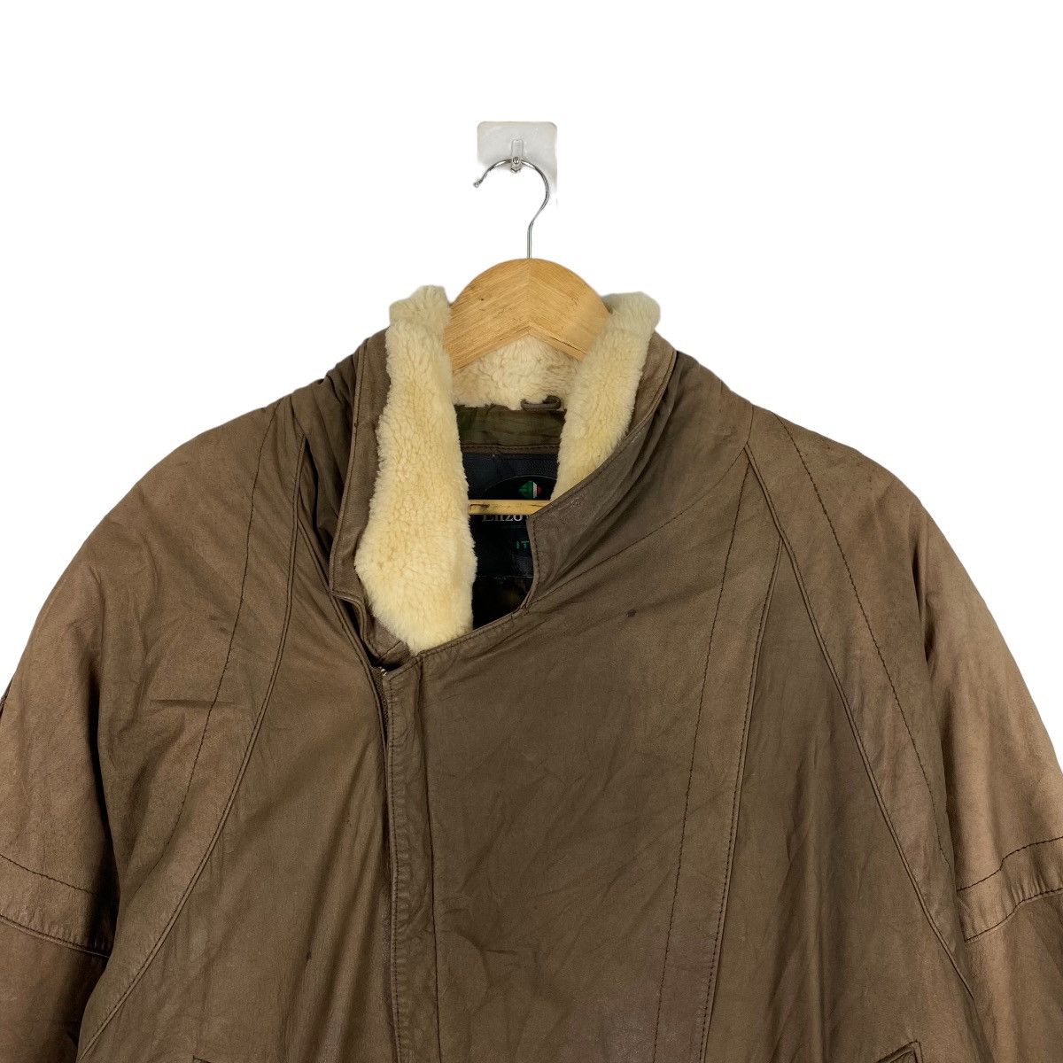 Enzo Mantovani Enzo Molteni Sherpa Collar Lining Jacket Size US M / EU 48-50 / 2 - 4 Thumbnail