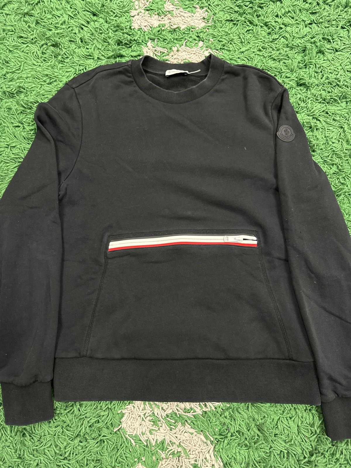 image of Moncler Sweater in Black, Men's (Size Medium)