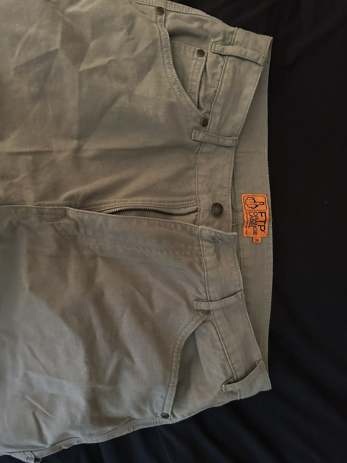 Fuck The Population FTP navy green pants Size US 34 / EU 50 - 1 Thumbnail