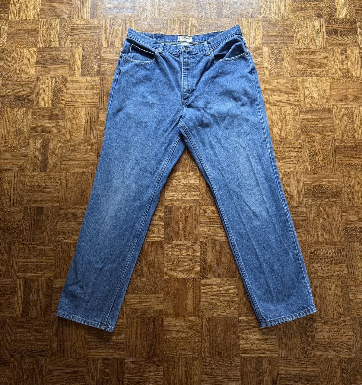 L.L. Bean Vintage L.L. Bean Classic Fit Denim Jeans Size US 37 - 1 Thumbnail