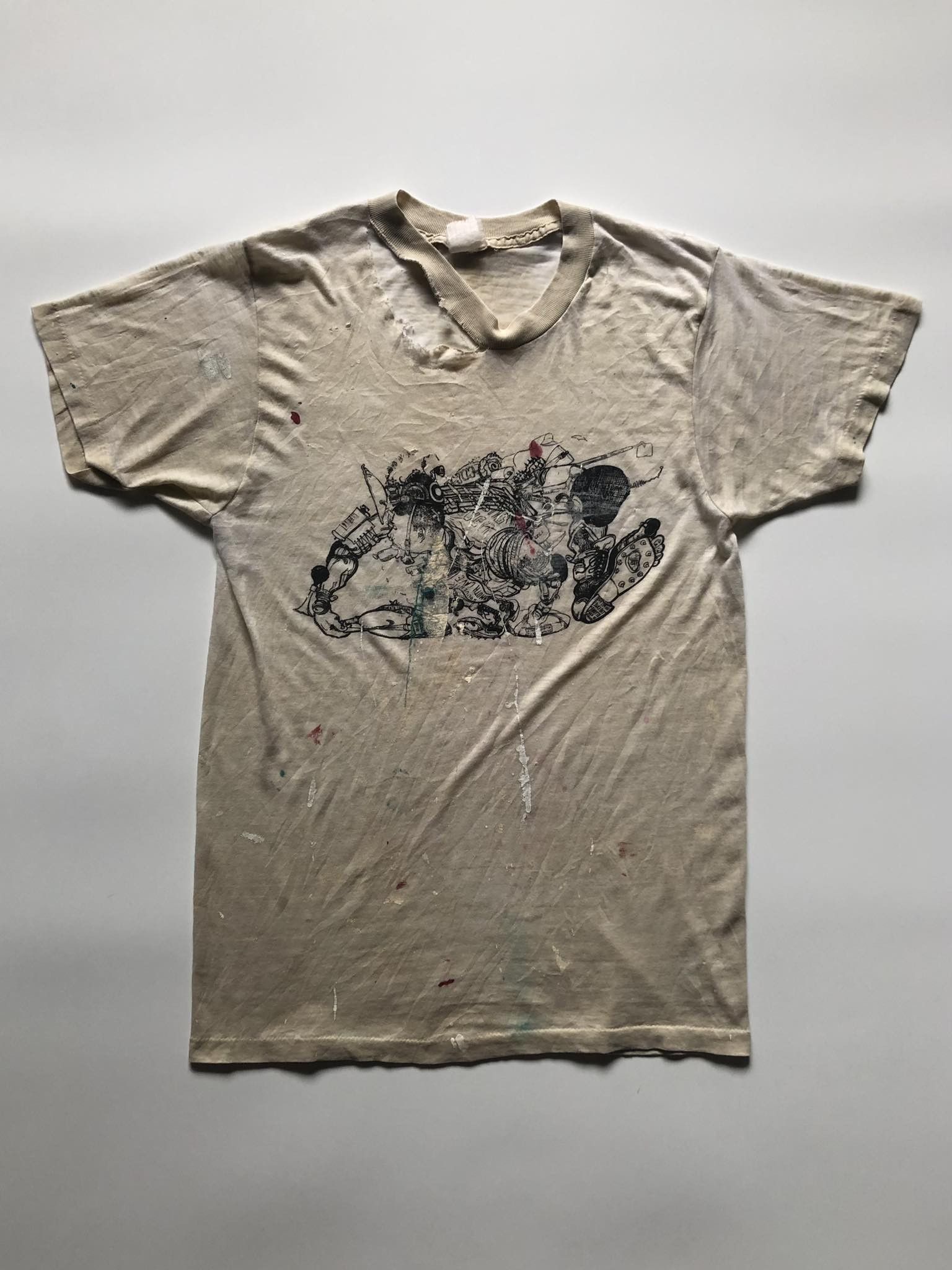 Vintage Vintage Cyberpunk Art Thrashed Shirt Size US XS / EU 42 / 0 - 1 Thumbnail