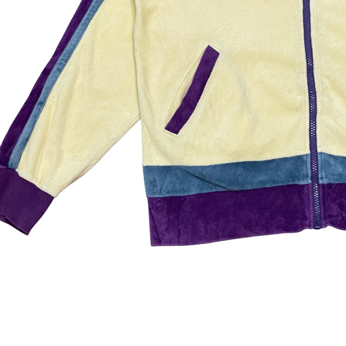 Japanese Brand Vintage 90’s Betty’s Blue Shinji Abe Velour Track Jacket Size US S / EU 44-46 / 1 - 4 Thumbnail