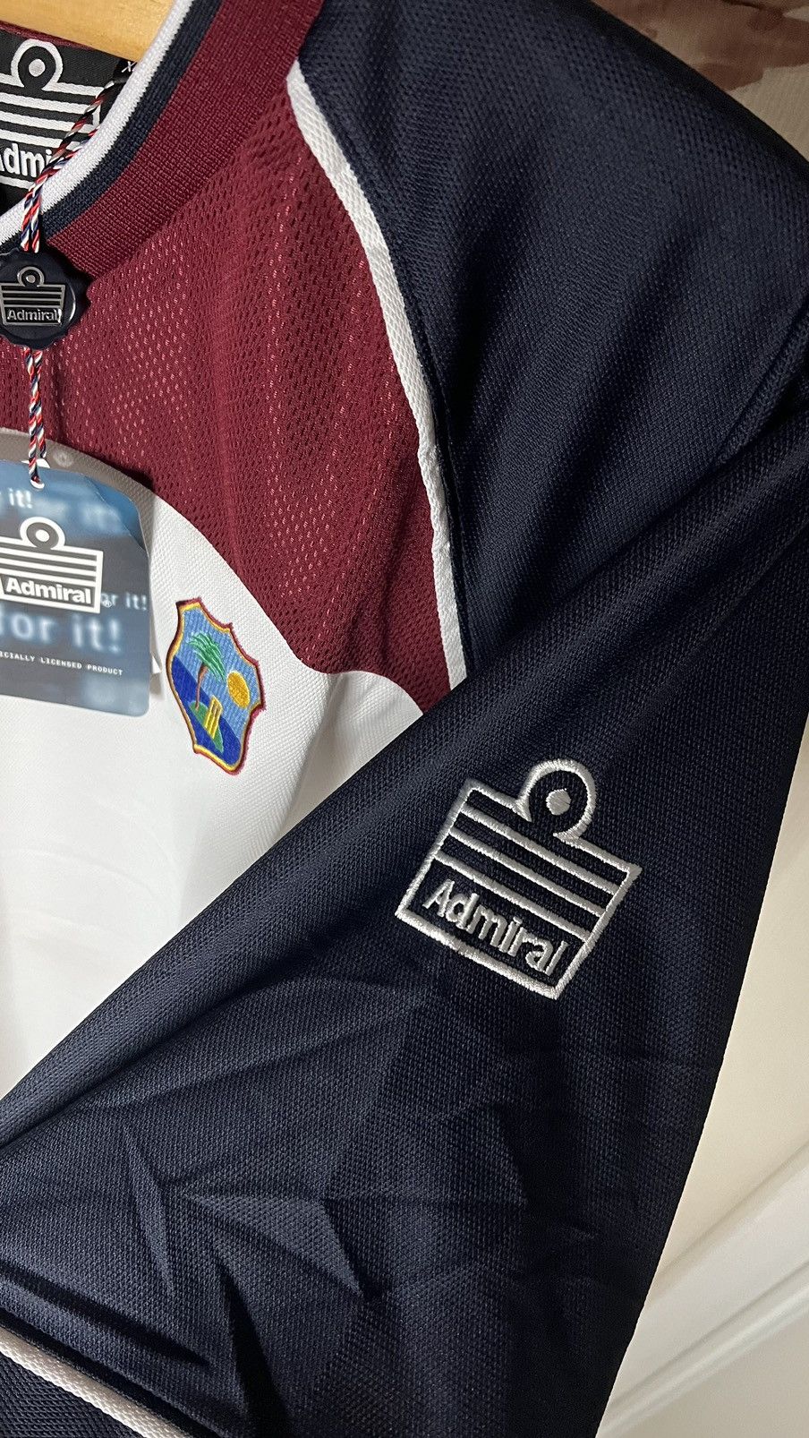 Vintage NWT‼️West Indies cricket vintage admiral jersey Size US XL / EU 56 / 4 - 3 Thumbnail