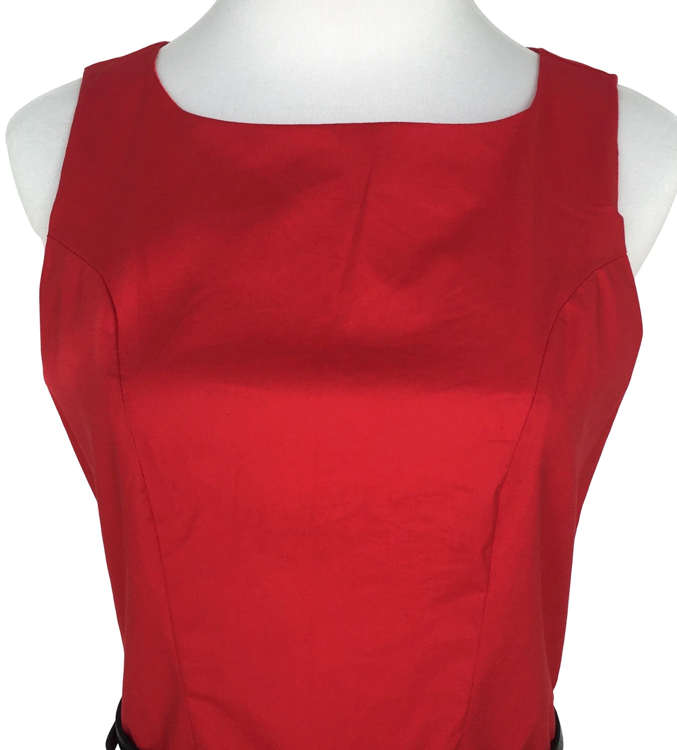 Other Cotton Dress Round Neck Sleeveless Vintage Style Size L / US 10 / IT 46 - 3 Thumbnail