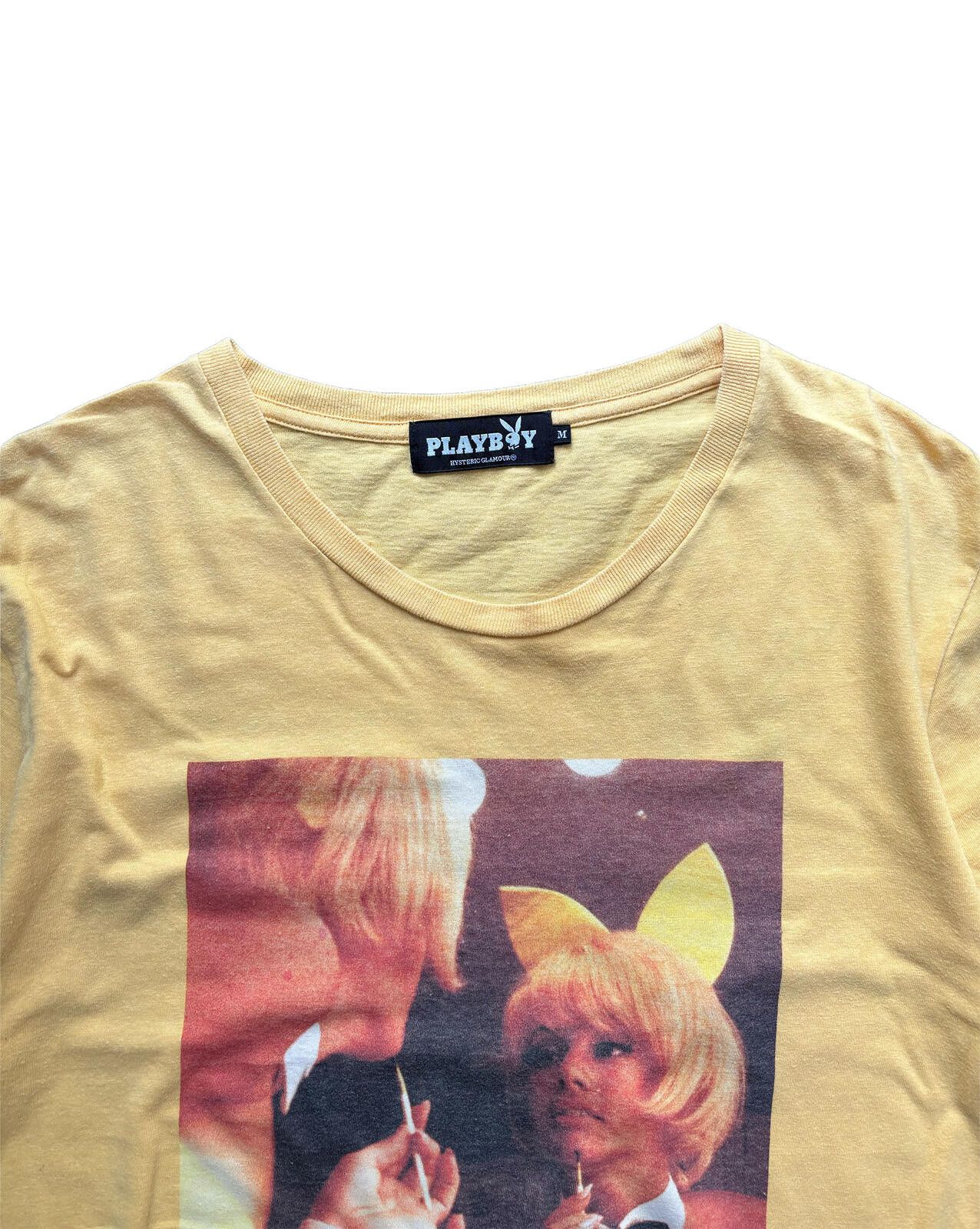 Hysteric Glamour Hysteric Glamour x Playboy Tee Yellow Back Print M Size US M / EU 48-50 / 2 - 2 Thumbnail