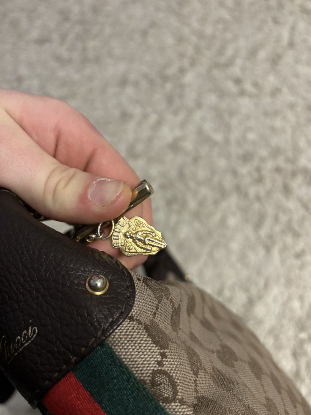 Designer × Gucci × Vintage Vintage Monogram Bag Gucci Size ONE SIZE - 7 Thumbnail