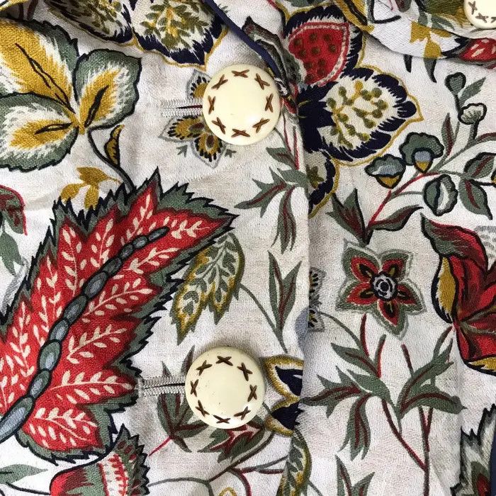 Hardy Amies HARDY AMIES BOUTIQUE London Floral Flower Blazer Sport Coat Size S / US 4 / IT 40 - 3 Thumbnail
