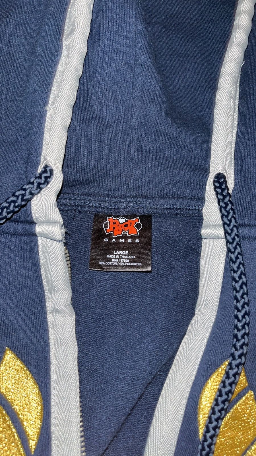 Other Blue w Yellow Design Riot Games Zip Up Size US L / EU 52-54 / 3 - 2 Thumbnail