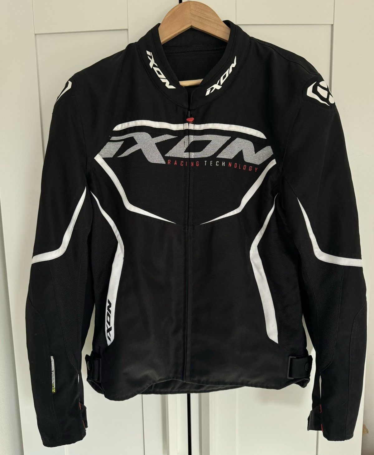 image of Moto Ixon Racing Jacket in Black, Men's (Size Medium)