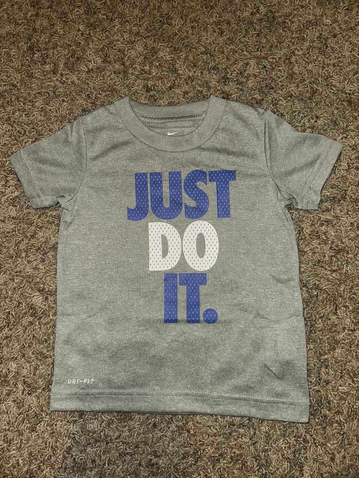 Nike Nike Toddler Boy’s Dri-Fit Just Do It T-Shirt & Shorts 2 Piece Set Size US XXS / EU 40 - 1 Thumbnail