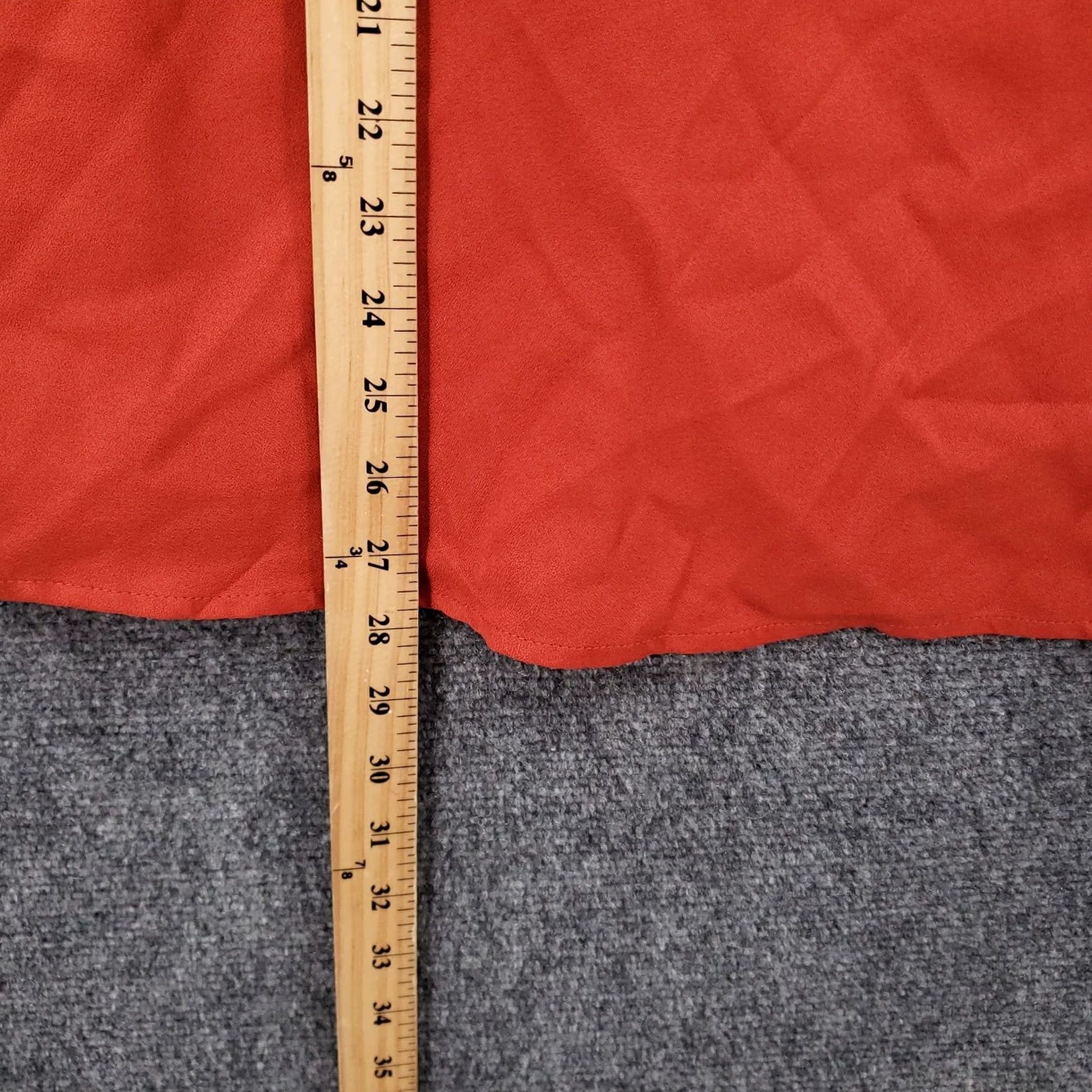 Shein Shein Curve Tank Top Red Scalloped 4XL Plus V-Neck Sleeveless Blouse Shirt Size XXL / US 16-18 / IT 52-54 - 3 Thumbnail