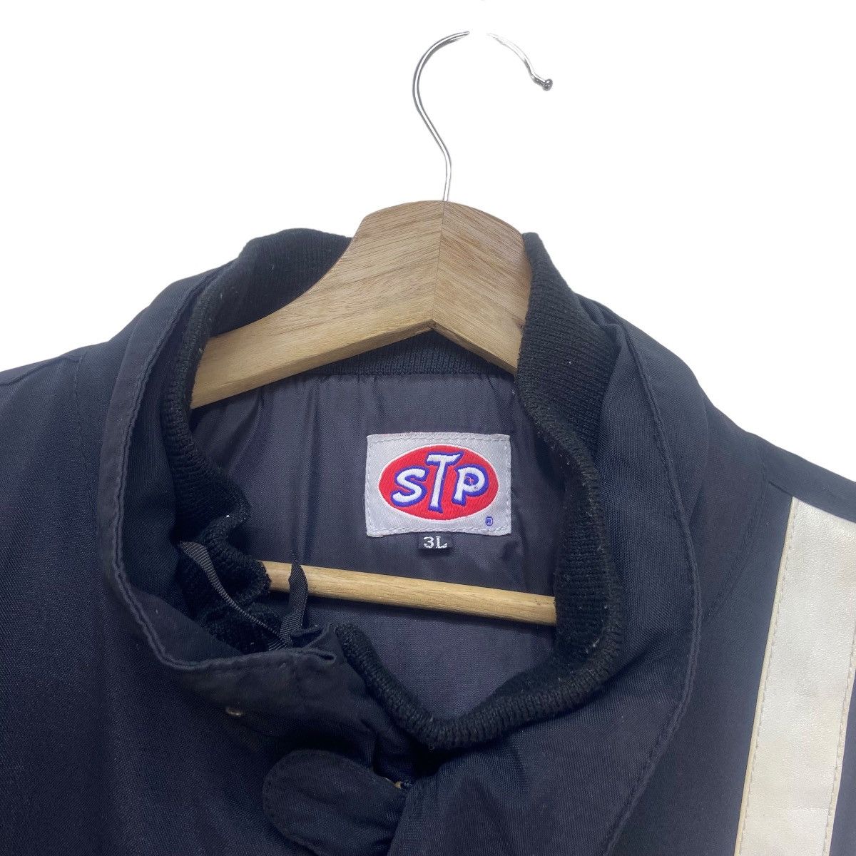 Other STP Oil Treatment US Flag Padded Biker Jacket Size US L / EU 52-54 / 3 - 23 Thumbnail