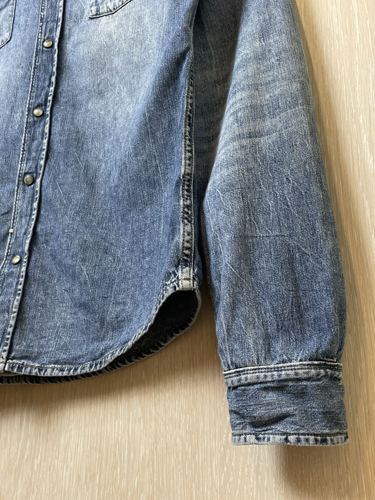 Allsaints × Vintage Allsaints Denim Shirt Western Style Size US M / EU 48-50 / 2 - 3 Thumbnail