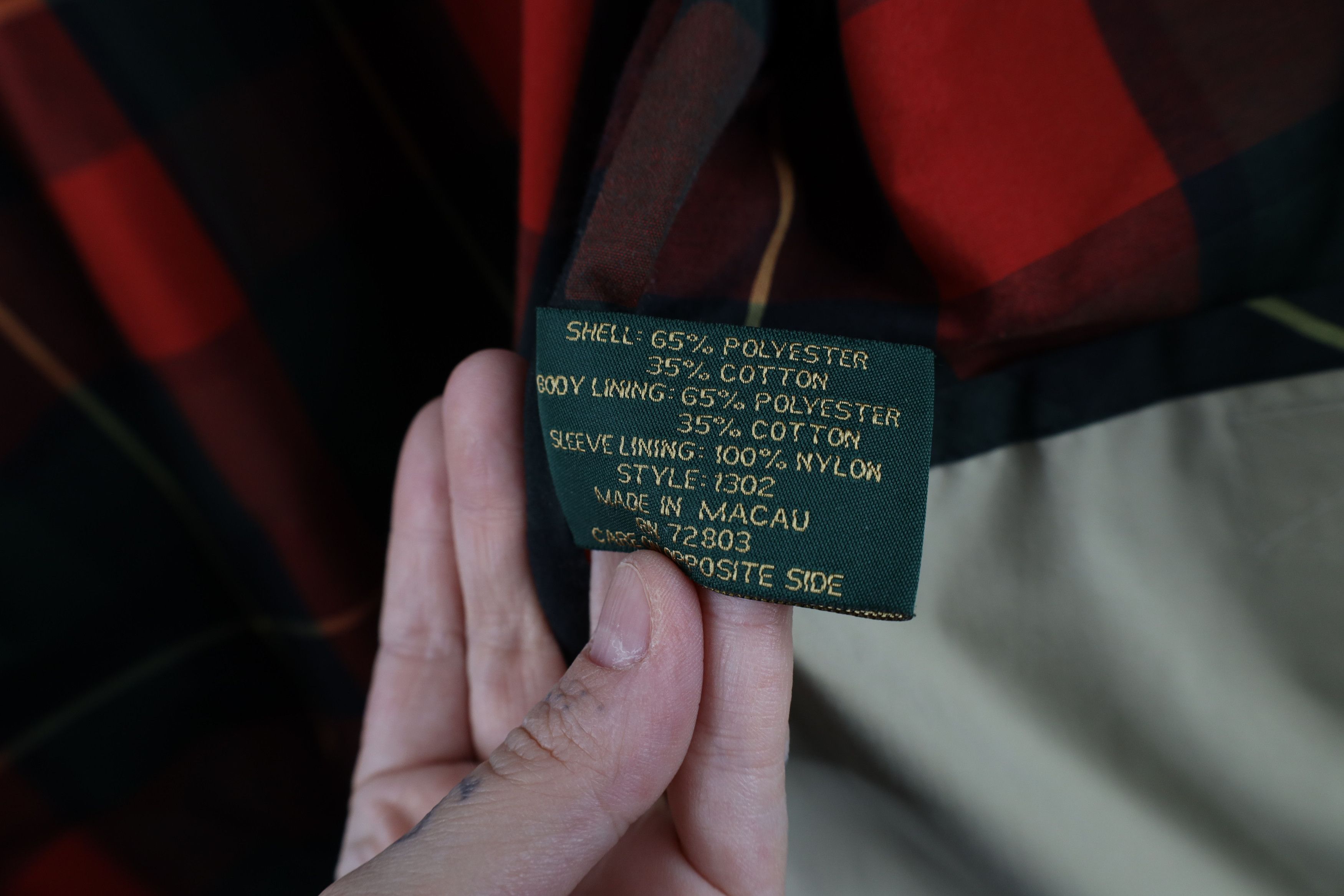 Vintage Vintage 90s McGregor Flannel Lined Bomber Jacket Beige Size US XXL / EU 58 / 5 - 11 Thumbnail