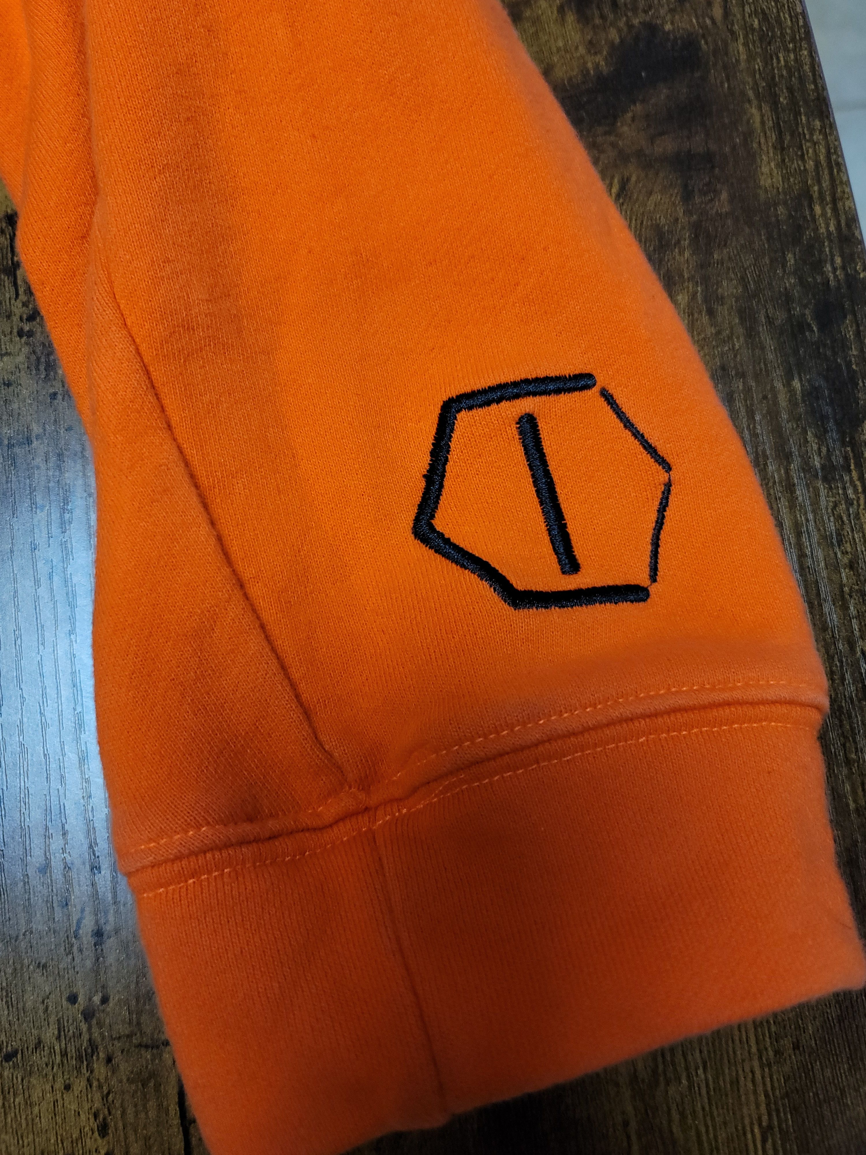 Designer Orange Weedlover Hoodie - Size L Size US L / EU 52-54 / 3 - 5 Thumbnail