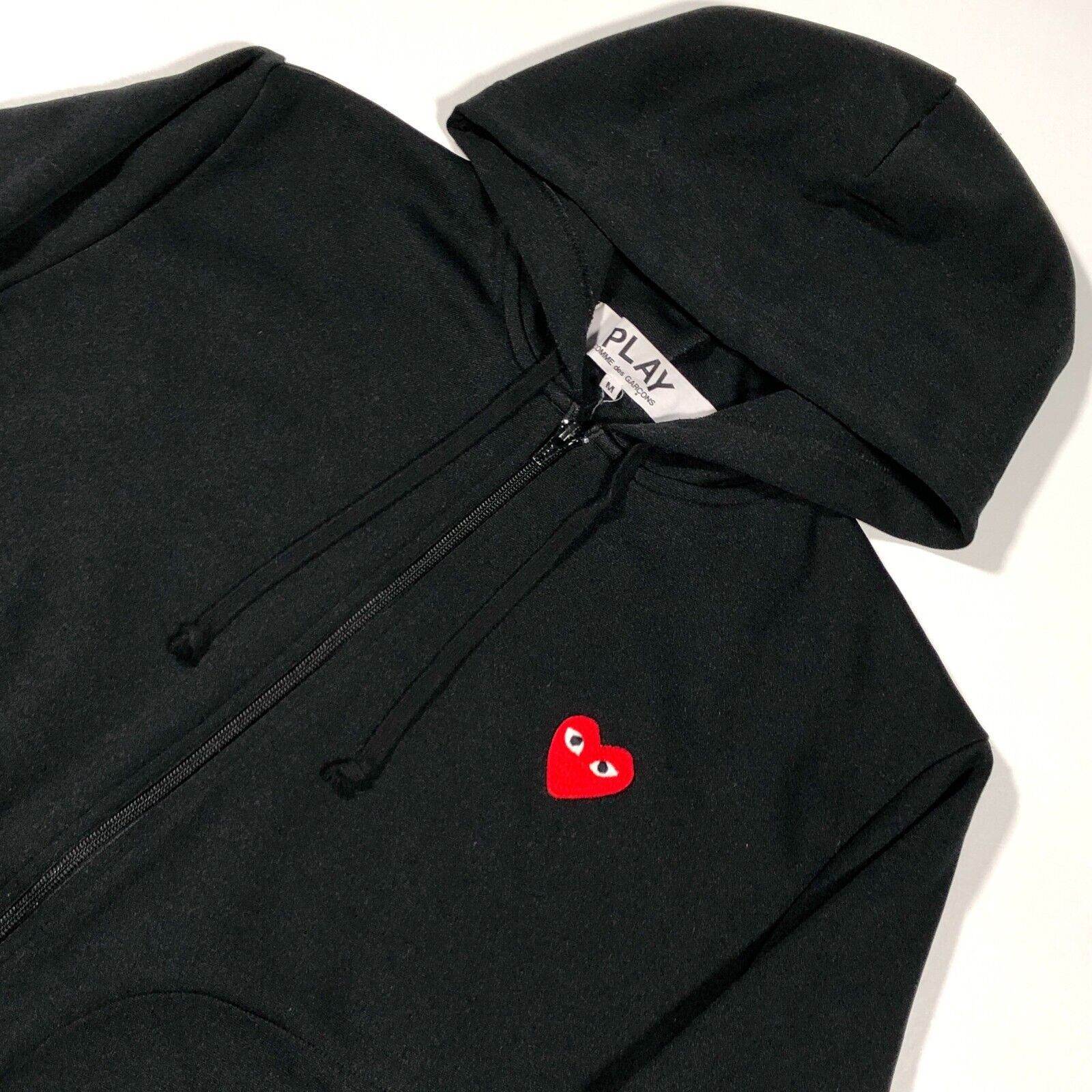 CDG by Comme des Garcons × Comme des Garcons PLAY Comme des Garcons CDG PLAY Play Red Heart Hoodie Full Zip Size US M / EU 48-50 / 2 - 2 Thumbnail