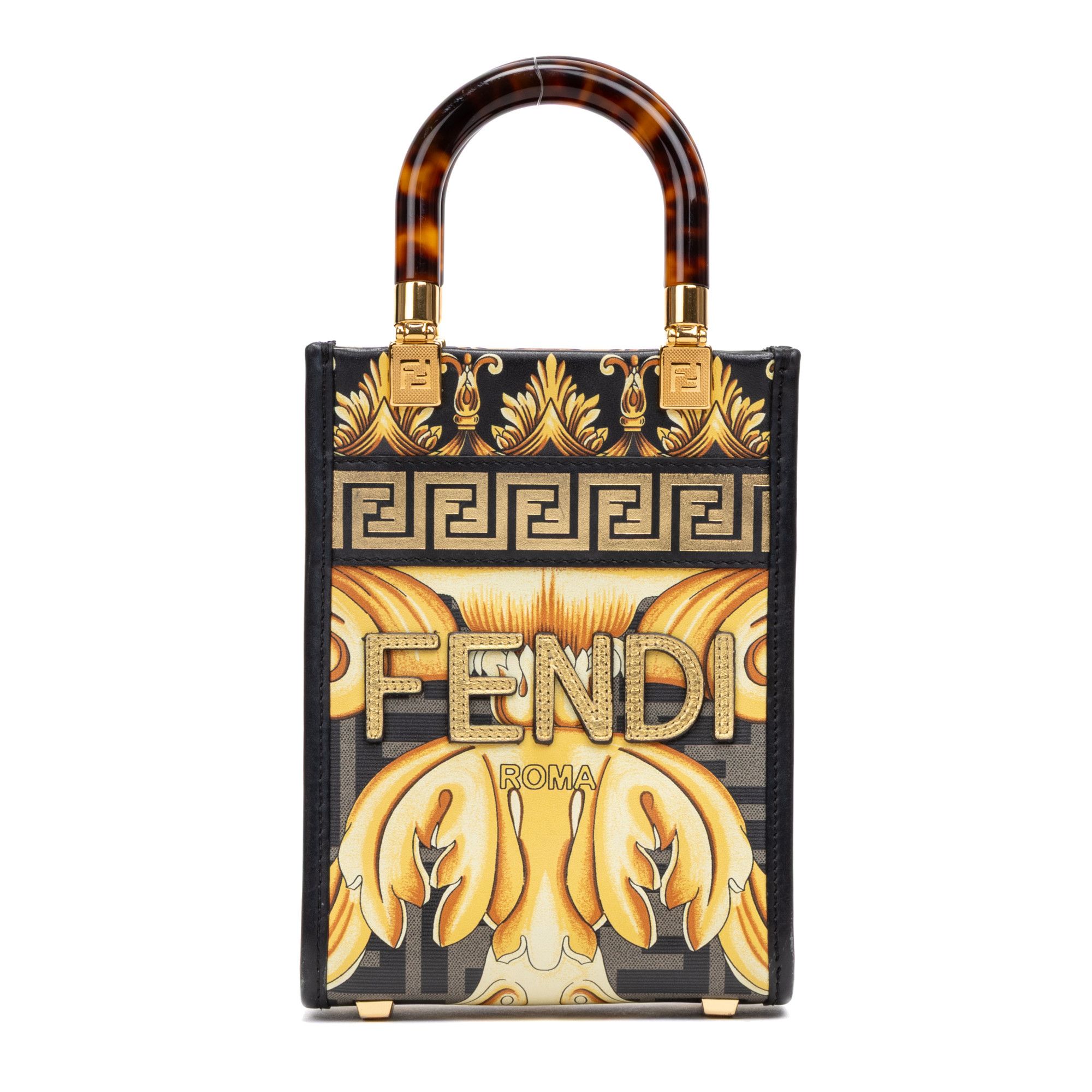 Fendi Versace Fendace Convertible Sunshine Tote Mini Size ONE SIZE - 1 Thumbnail