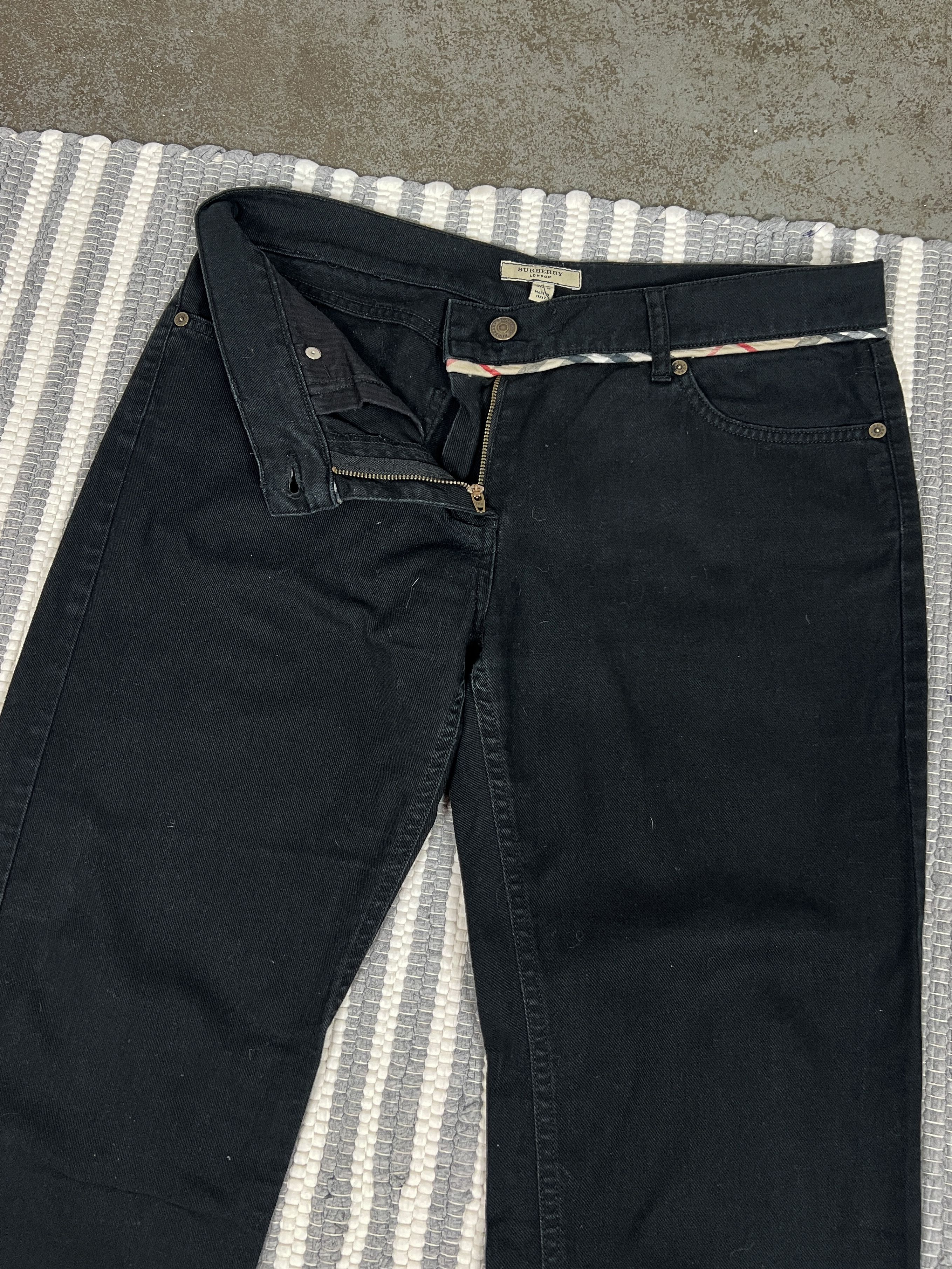 Burberry Burberry Black Denim Pants Jeans Size 32" / US 10 / IT 46 - 6 Thumbnail