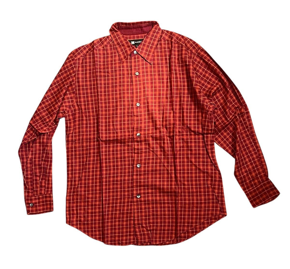Issey Miyake Vintage issey miyake im checkered red button up shirt Size US L / EU 52-54 / 3 - 1 Thumbnail
