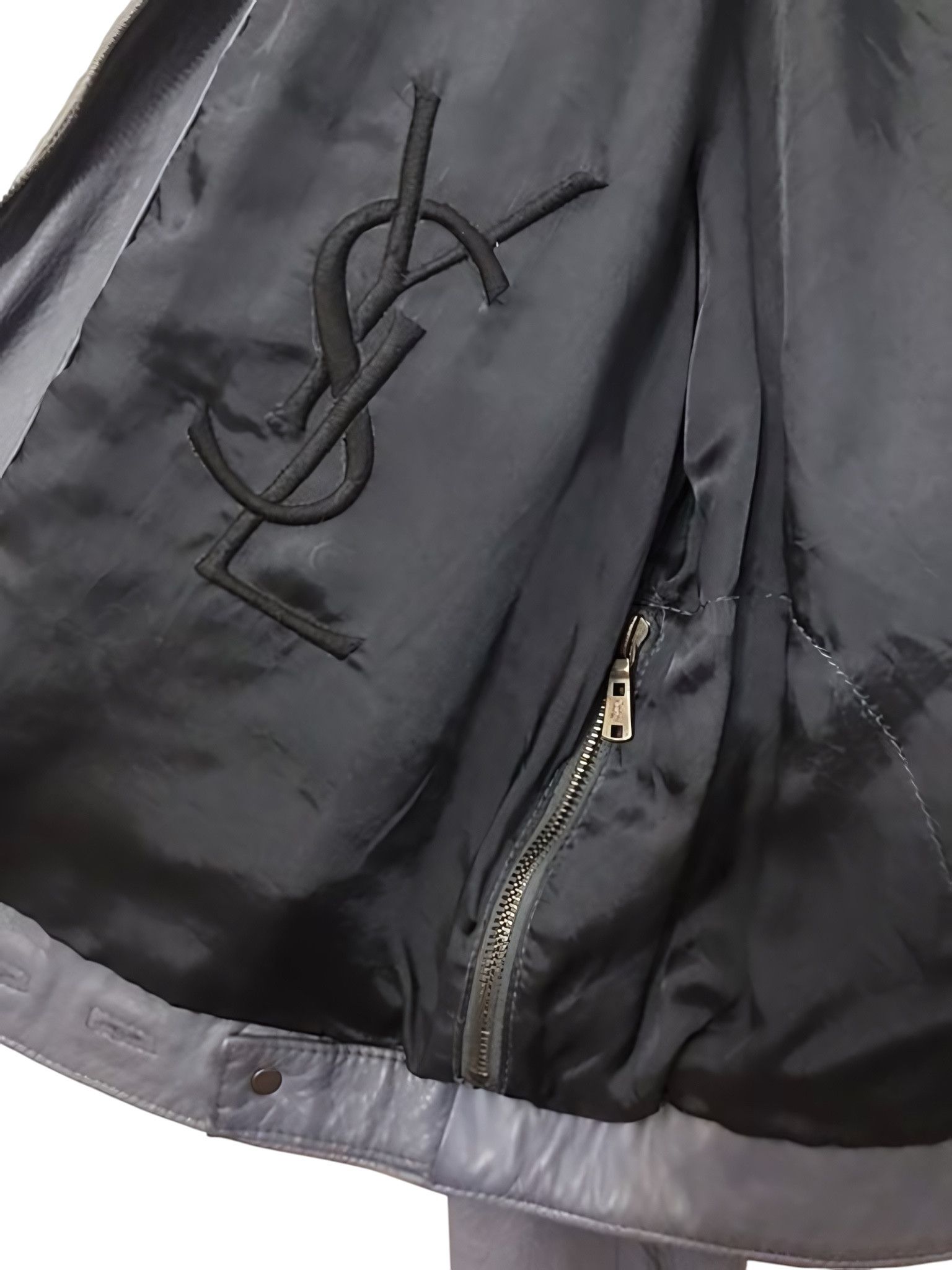 Yves Saint Laurent YSL BY STEFANO PILATI LAMBSKIN LEATHER JACKET Size US M / EU 48-50 / 2 - 6 Thumbnail