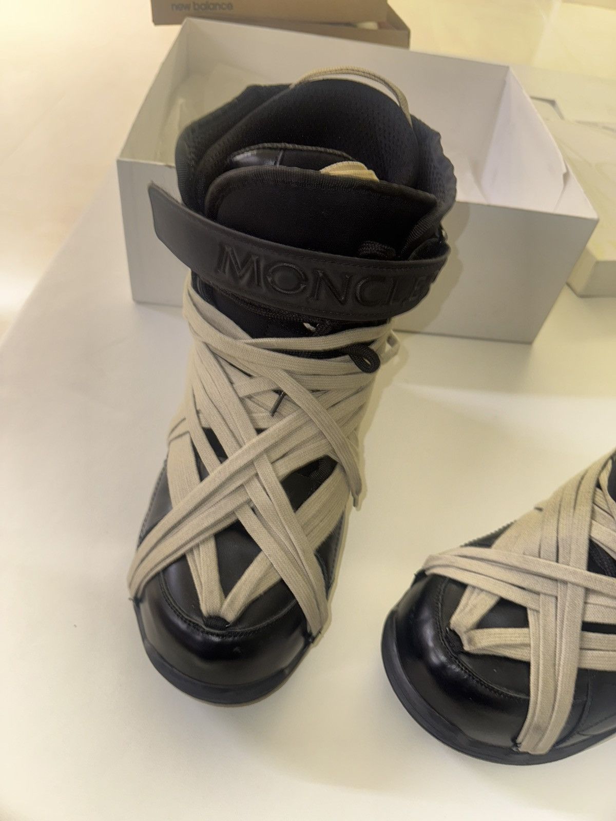 Moncler × Rick Owens × Rick Owens Drkshdw Moncler Rick Owens Snow Boots Size US 10 / EU 43 - 4 Thumbnail