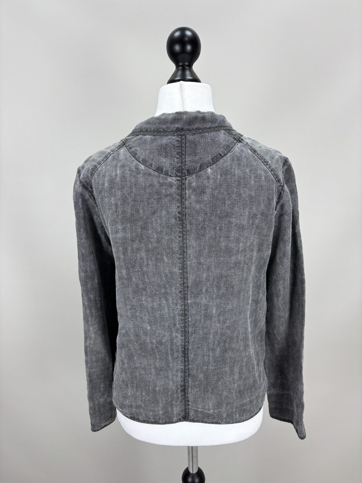 OSKA Womens linen jacket OSKA Size 1 Color Gray Size S / US 4 / IT 40 - 6 Thumbnail