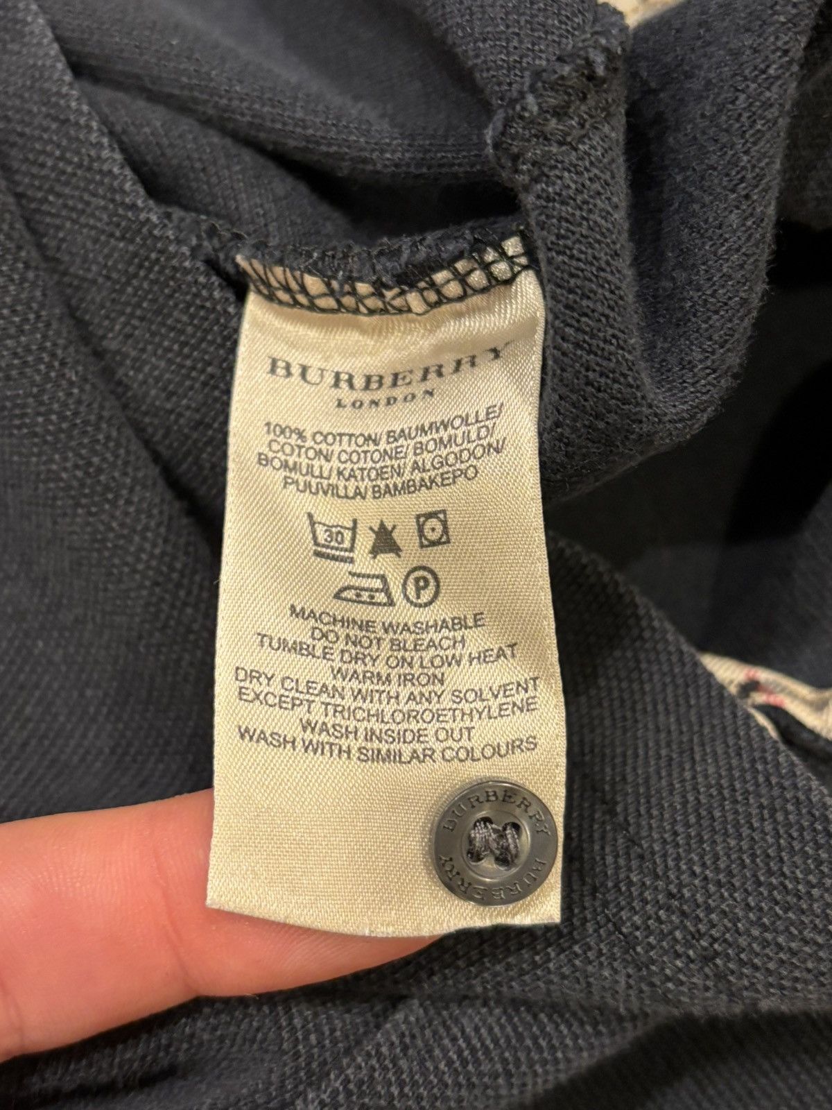 Burberry Burberry Polo Shirt Size US L / EU 52-54 / 3 - 4 Thumbnail