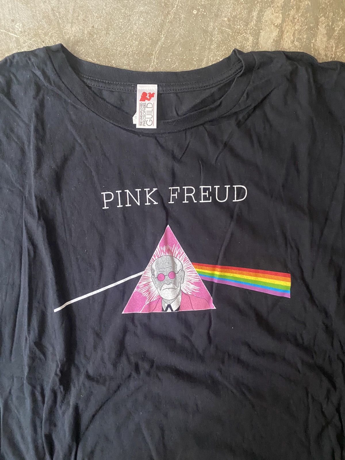 Vintage Vintage Pink Freud Pink Floyd Tee Balenciaga CPFM Kapital Size US XXL / EU 58 / 5 - 2 Thumbnail