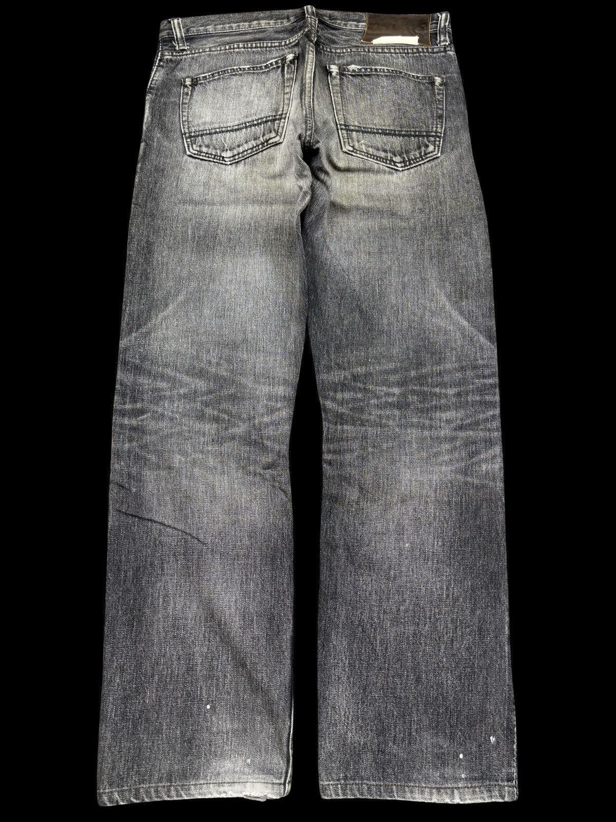 Japanese Brand Vintage Johnbull Paint Selvedge Denim F742 Size US 33 - 2 Thumbnail