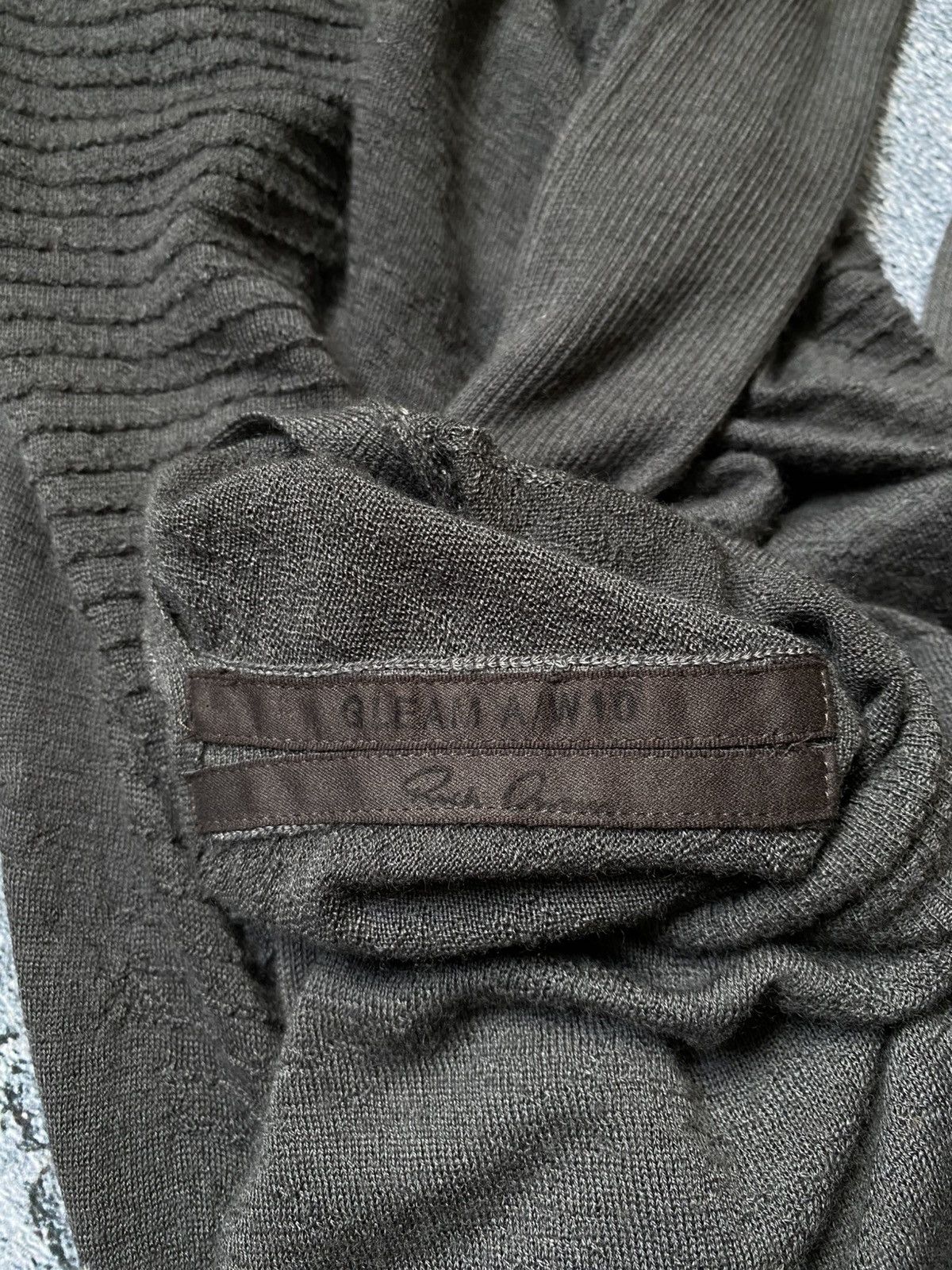 Rick Owens Rick Owens Gleam A/W 10 Cashmere Ribbed Long Sleeve Dress Size S / US 4 / IT 40 - 22 Thumbnail