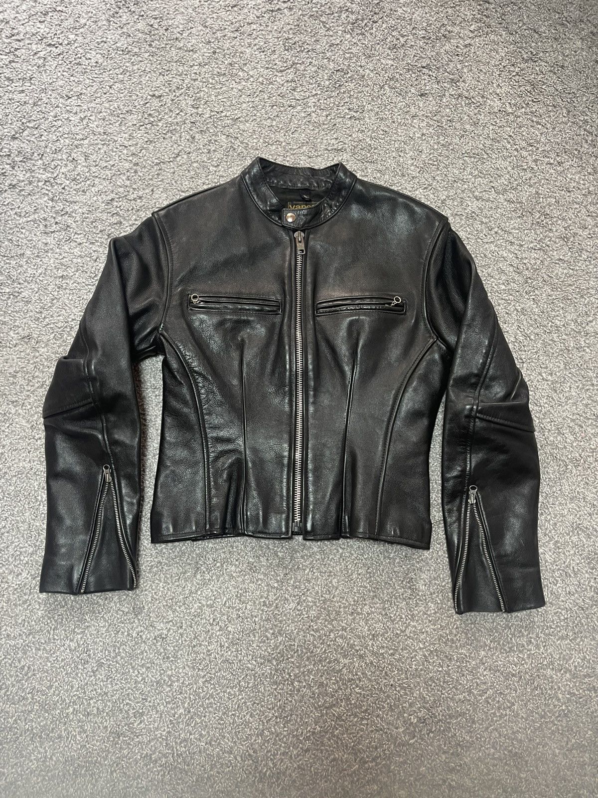 Vanson Leathers Vanson Comet USA Rare Ladies Model Leather Motorcycle Jacket Size S / US 4 / IT 40 - 3 Thumbnail