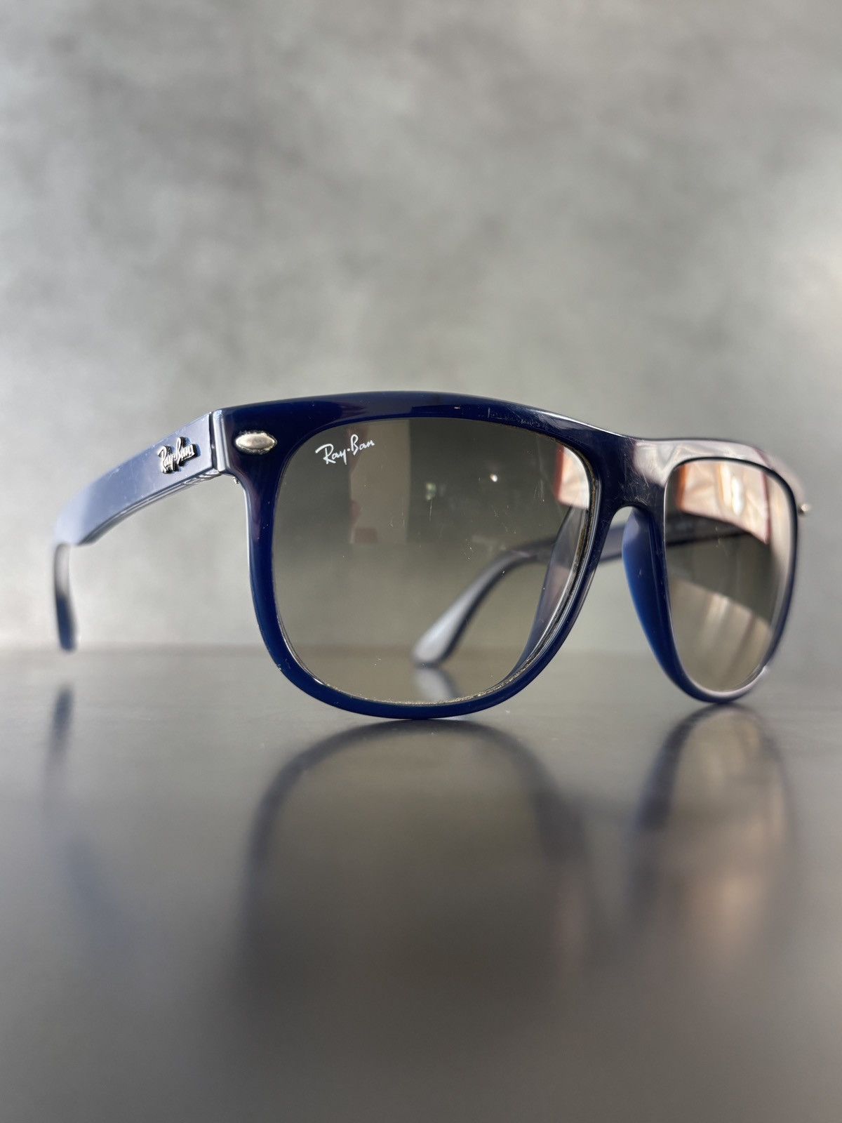 RayBan Ray-Ban Sunglasses RB4147 Made in Italy Blue Sport Boyfriend Size ONE SIZE - 1 Thumbnail