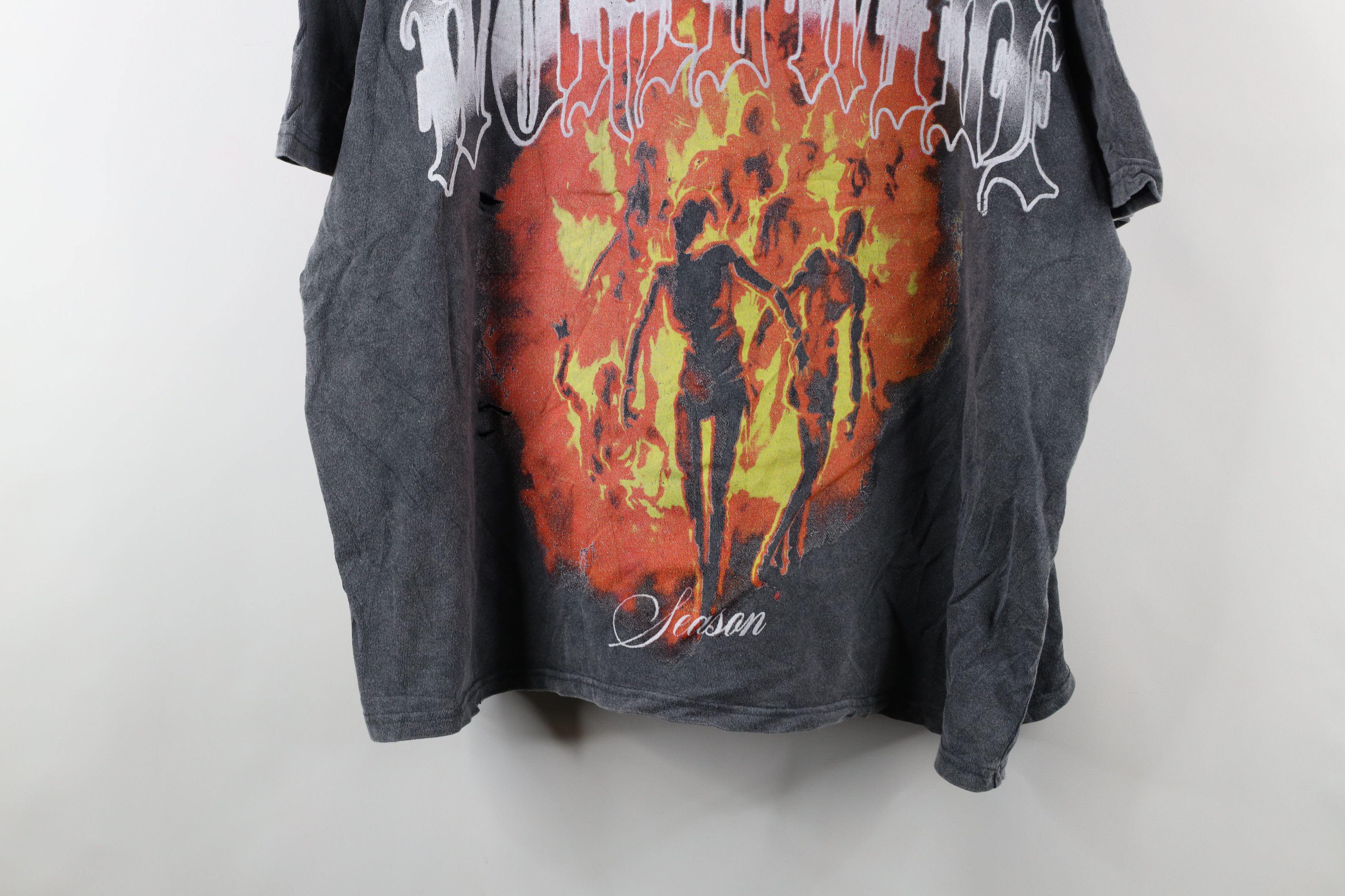 Vintage Vintage Streetwear Worldwide Burning Bodies Boxy Fit T-Shirt Size US XL / EU 56 / 4 - 3 Thumbnail