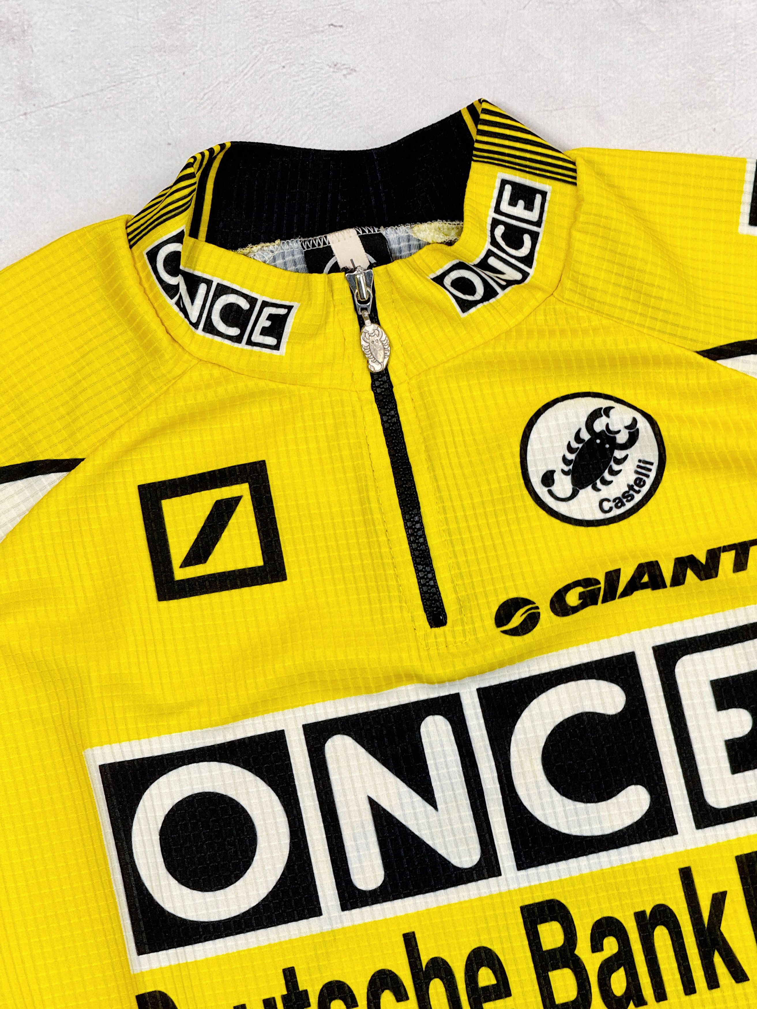 Vintage Vintage Castelli Cycling Jersey Giant Deutche Bank Once Size US M / EU 48-50 / 2 - 5 Thumbnail