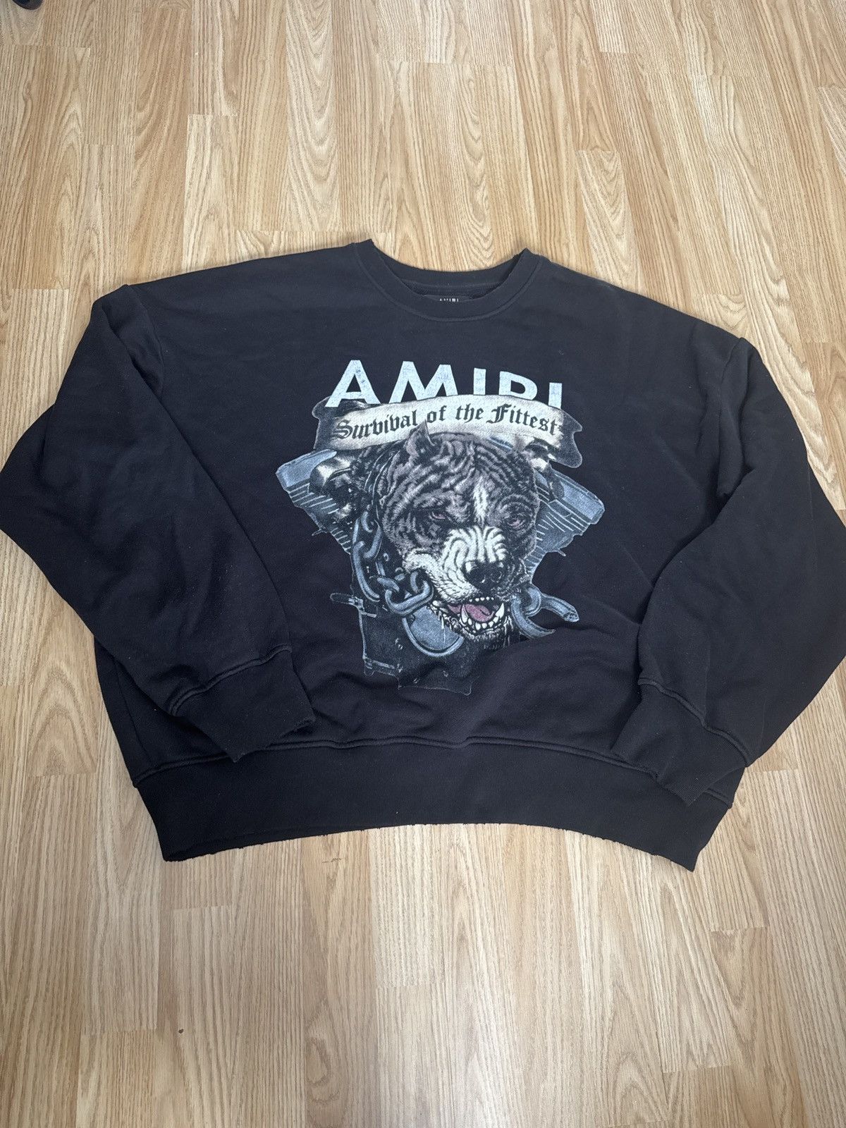 Amiri Amiri Graphic Print Crew Neck Sweatshirt Size US XXL / EU 58 / 5 - 1 Thumbnail