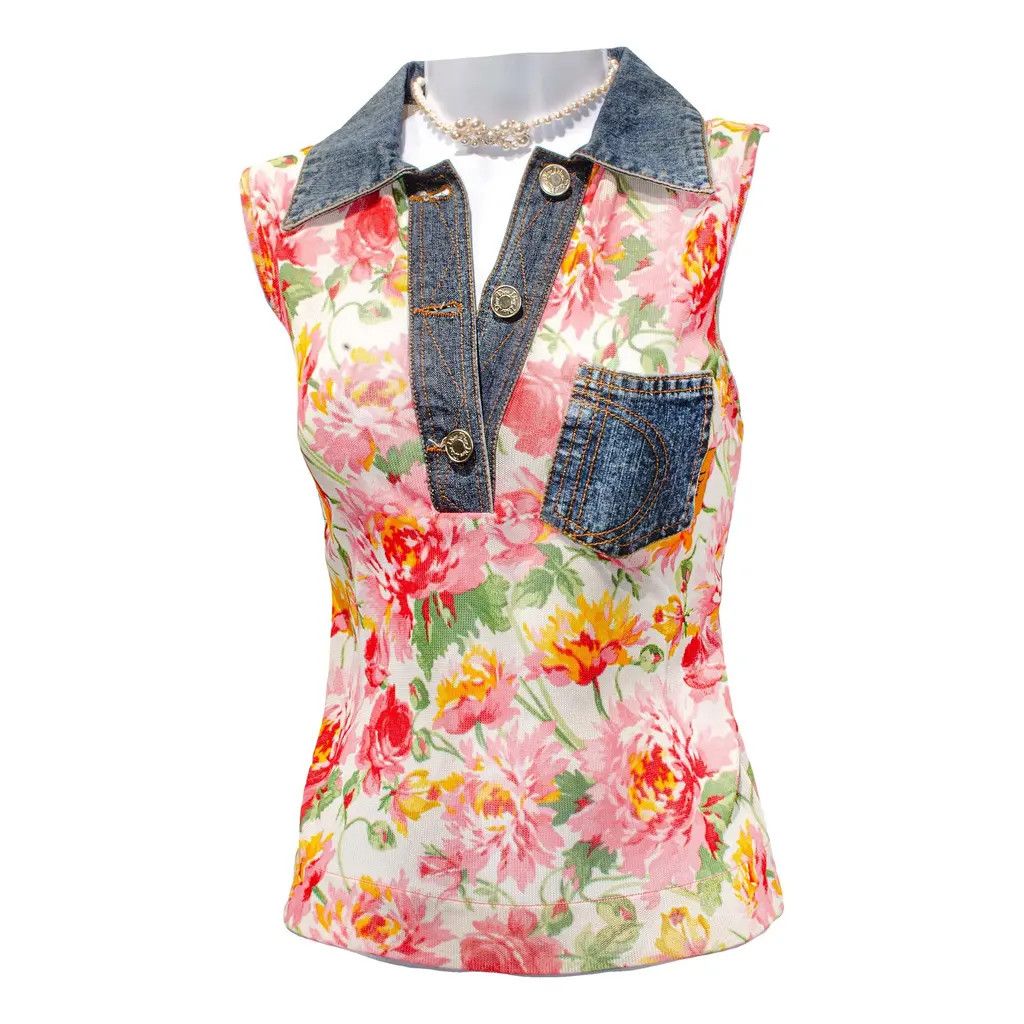 Dior CHRISTIAN DIOR Spring Summer 2005 Tank Top Size S / US 4 / IT 40 - 2 Thumbnail