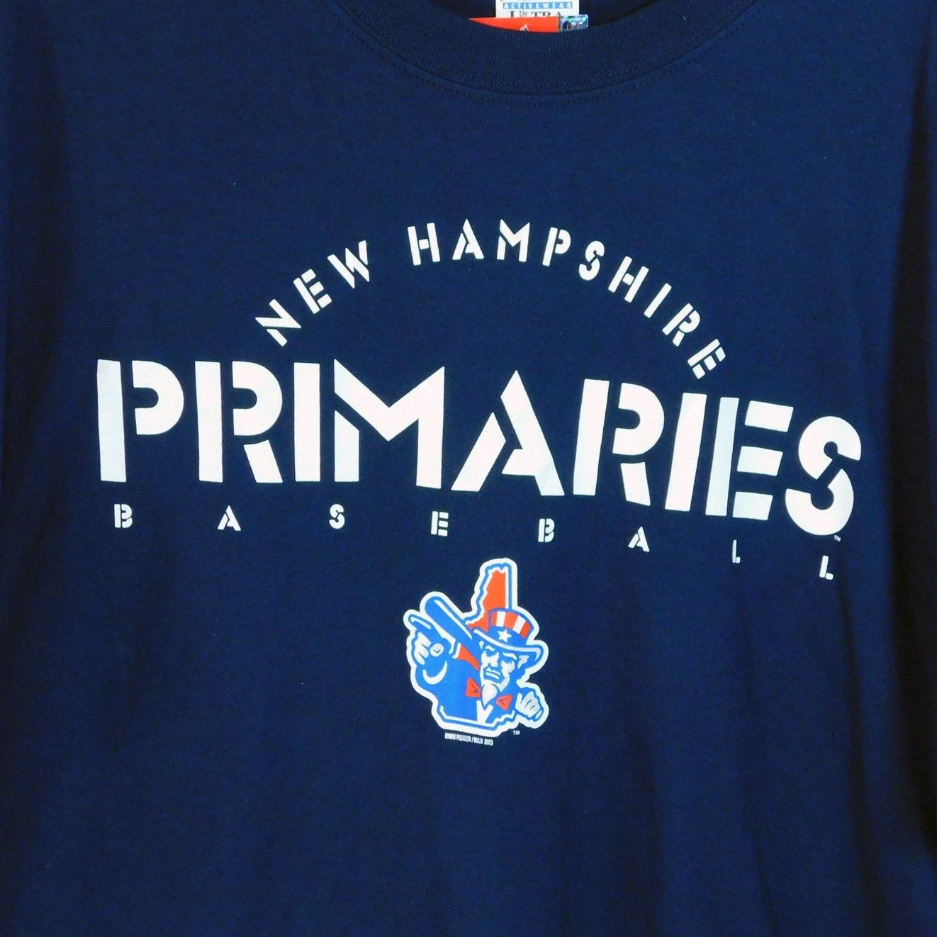 Gildan Y2K New Hampshire Primaries Baseball T Shirt Size XL NWT Size US XL / EU 56 / 4 - 6 Thumbnail
