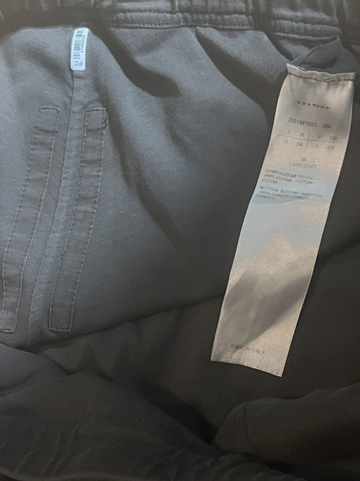 Rick Owens FW18 Rick Owens Dark Dust Berlin Sweatpants Size US 30 / EU 46 - 5 Thumbnail