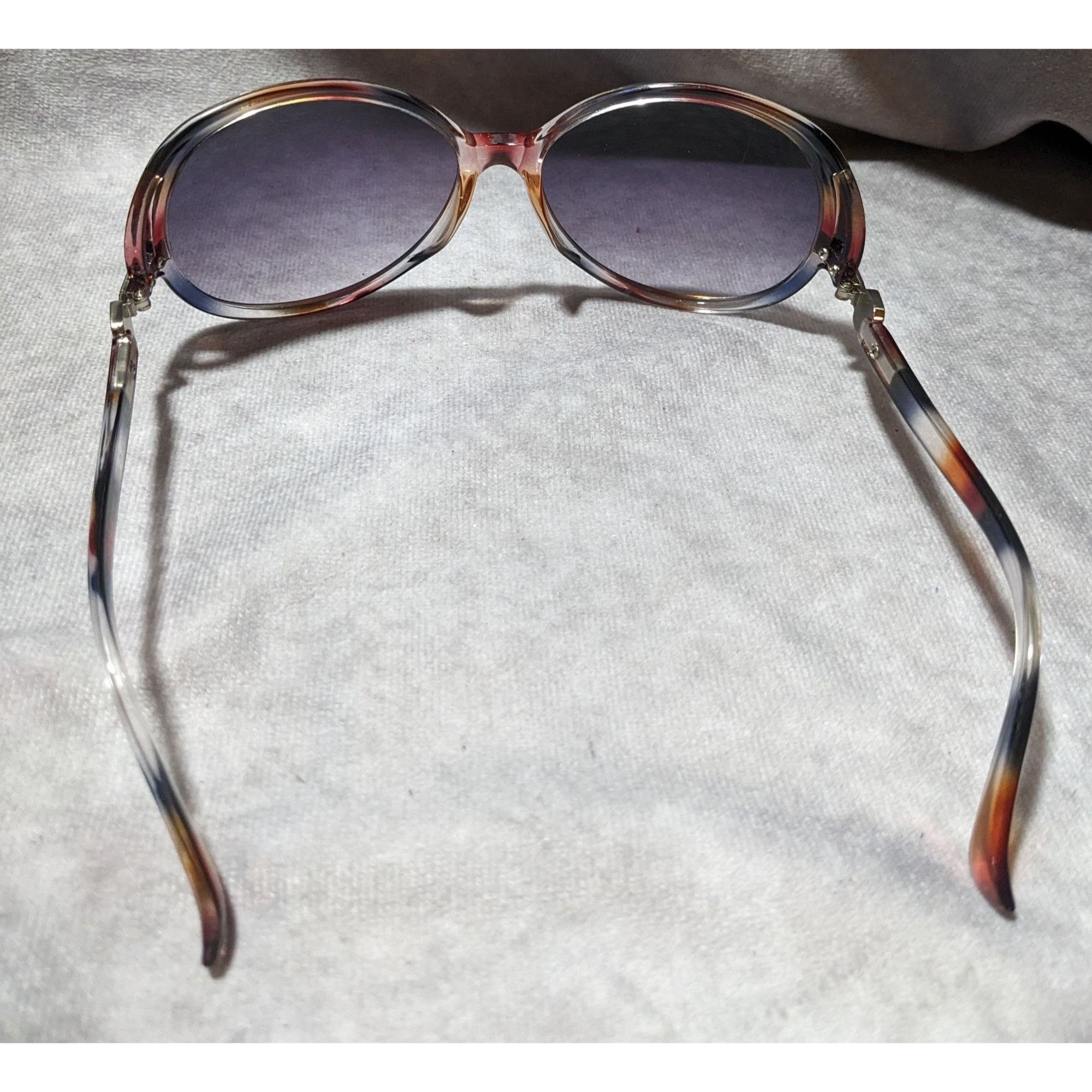 Other Vintage Baskin Bros. Mottled Red Black And Clear Sunglasses Size ONE SIZE - 3 Thumbnail
