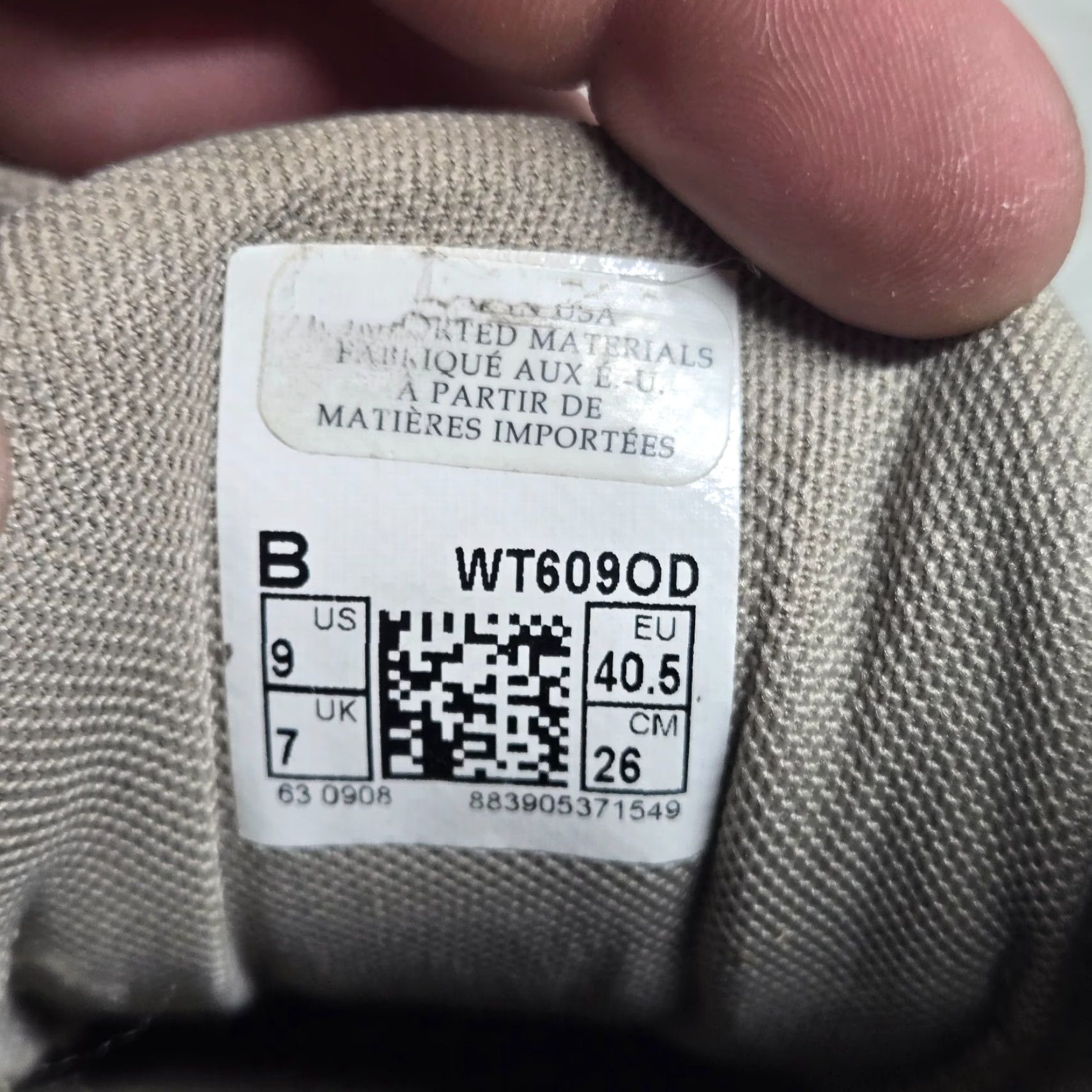 New Balance New Balance 609 WT609OD Beige & Pink Fabric All Terrain Sneakers Size 9 Women Shoes Nike Size US 9 / IT 39 - 7 Thumbnail