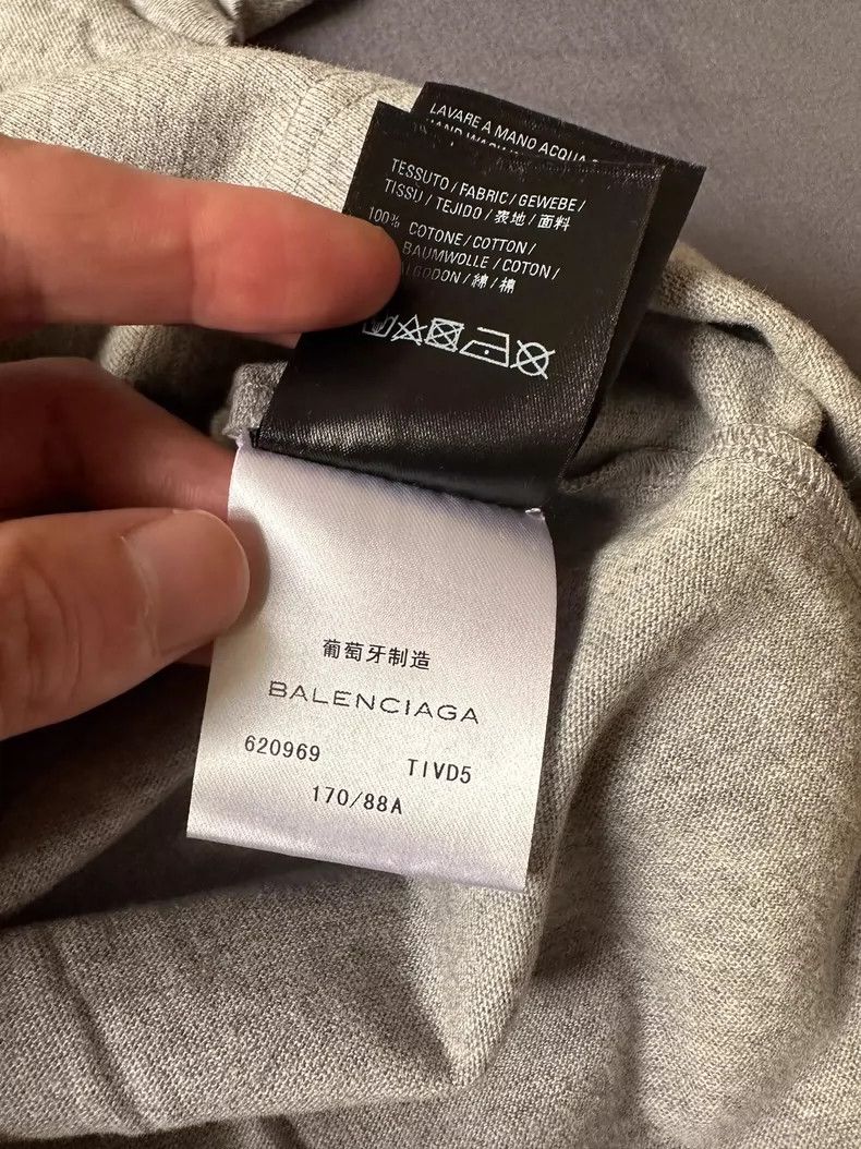 Balenciaga Balenciaga GW printed loose short sleeve T-shirt Size US XS / EU 42 / 0 - 5 Thumbnail