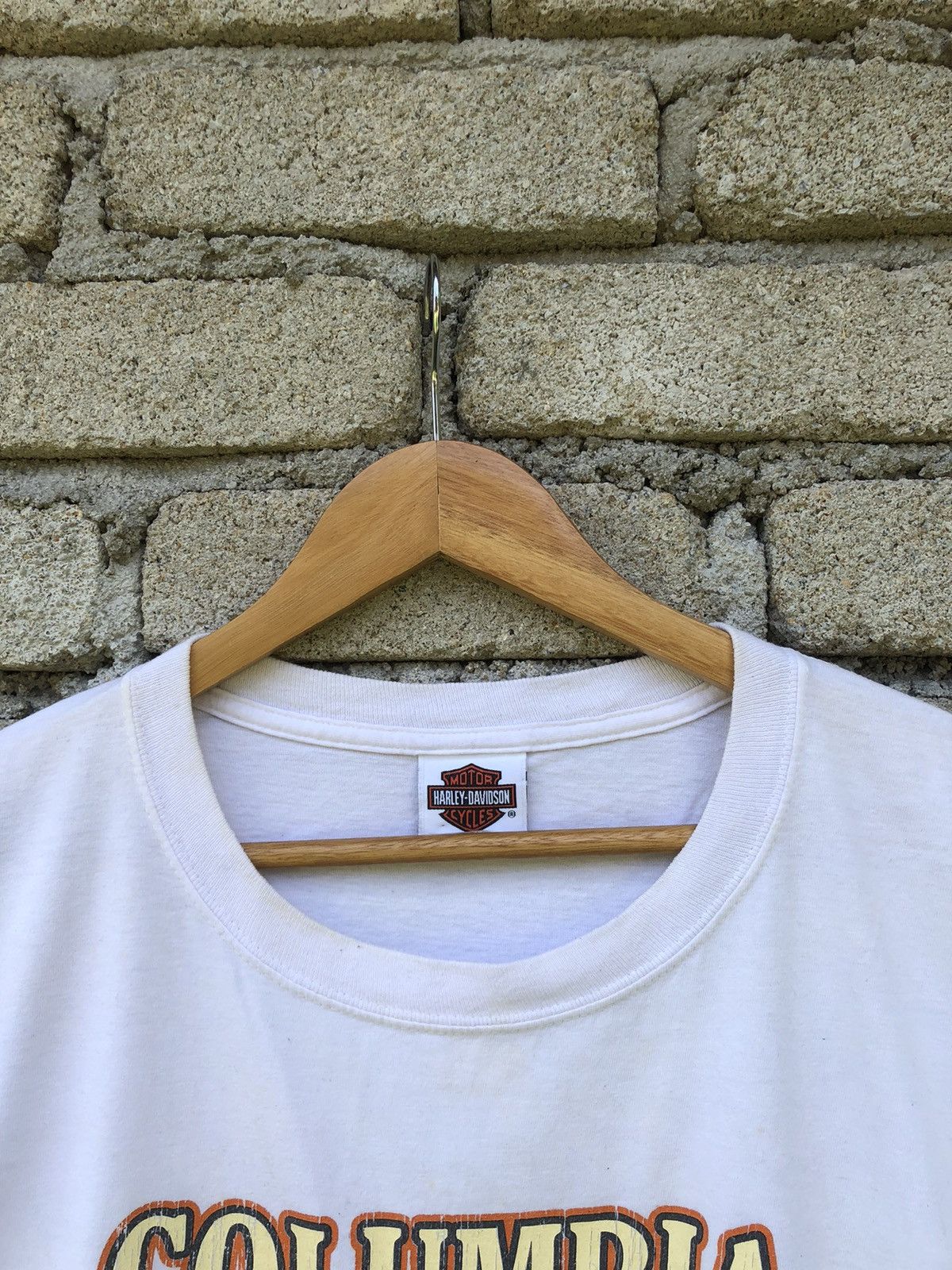 Harley Davidson Vintage Y2K Columbia Motorcycle Harley Davidson lTee Size US XL / EU 56 / 4 - 8 Thumbnail