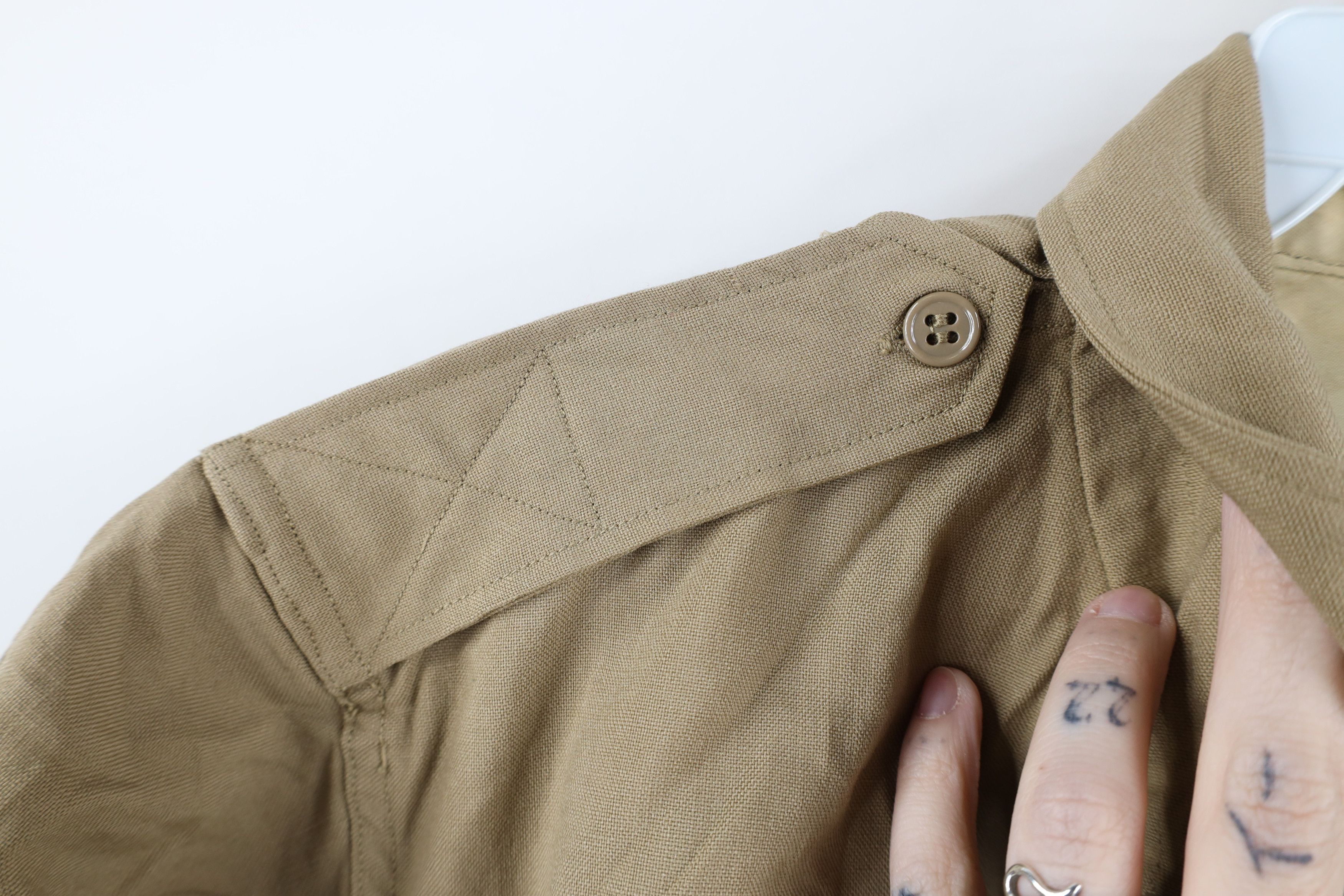 Vintage Vintage 40s World War II Military Field Button Shirt Size US M / EU 48-50 / 2 - 10 Thumbnail