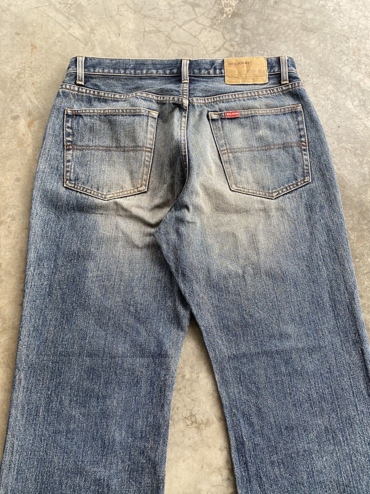 Big John Baggy Jeans Vintage Big John Mud Rusty Distressed Jeans 231 Size US 32 / EU 48 - 13 Thumbnail