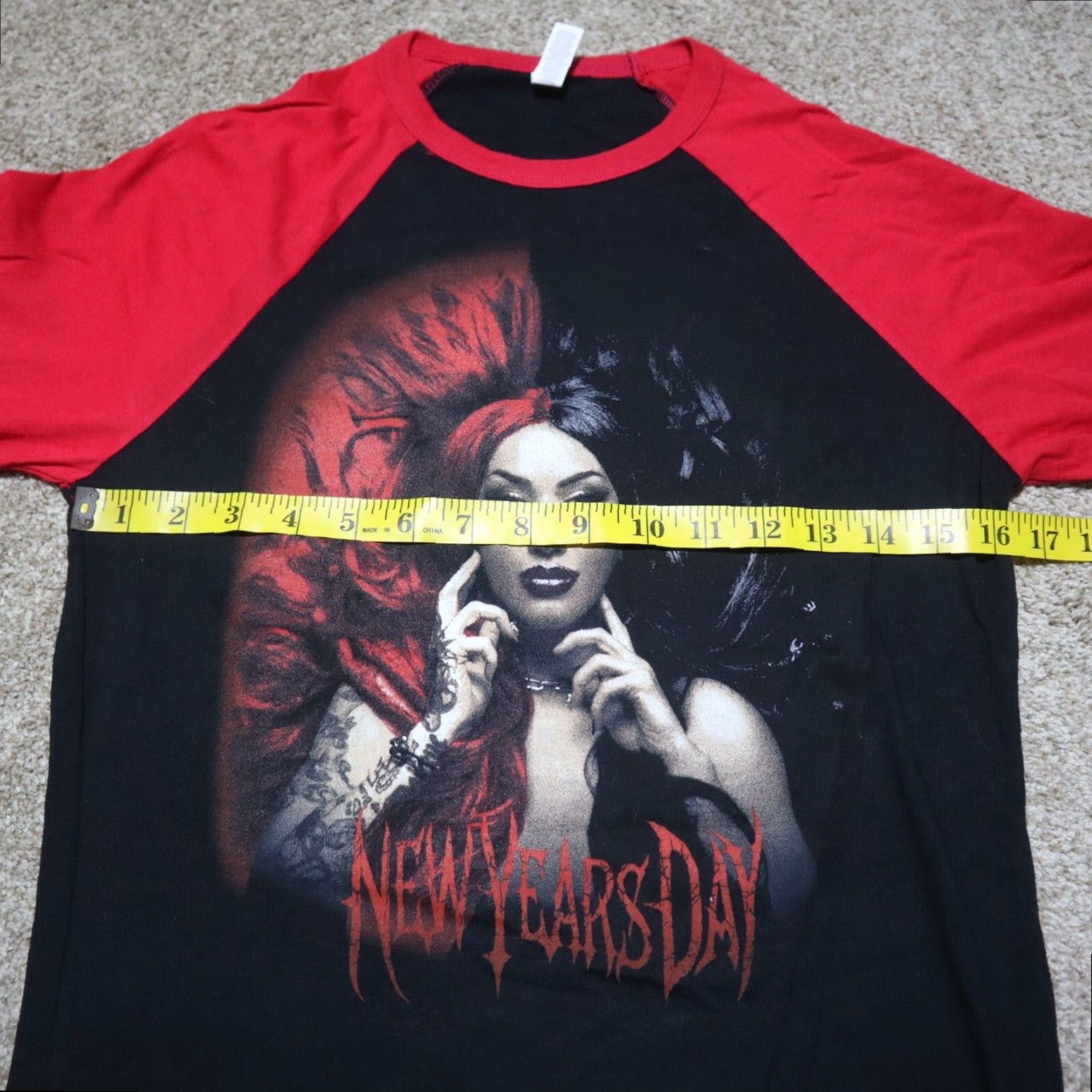 ASH New Years Day Ash Costello Band T Shirt Goth Punk Women's Black Small Size S / US 4 / IT 40 - 4 Thumbnail