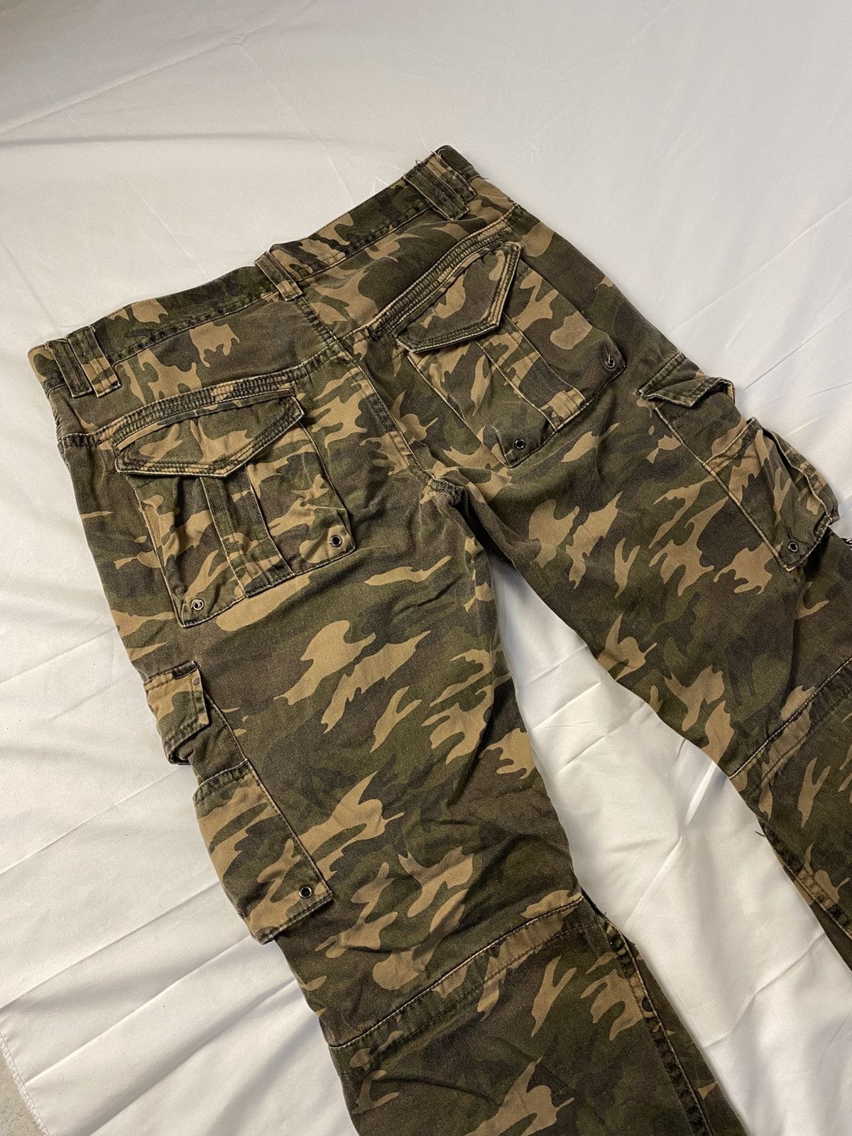 JACKROSE Jackrose Camo Cargo Flared Army Japanese Style Size US 35 - 16 Thumbnail