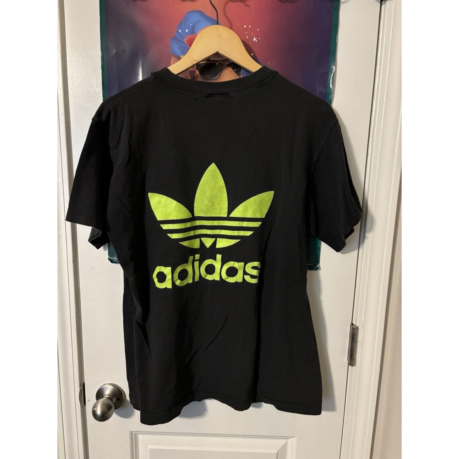 Adidas vintage black adidas trefoil made in usa size M shirt green Size US M / EU 48-50 / 2 - 2 Thumbnail