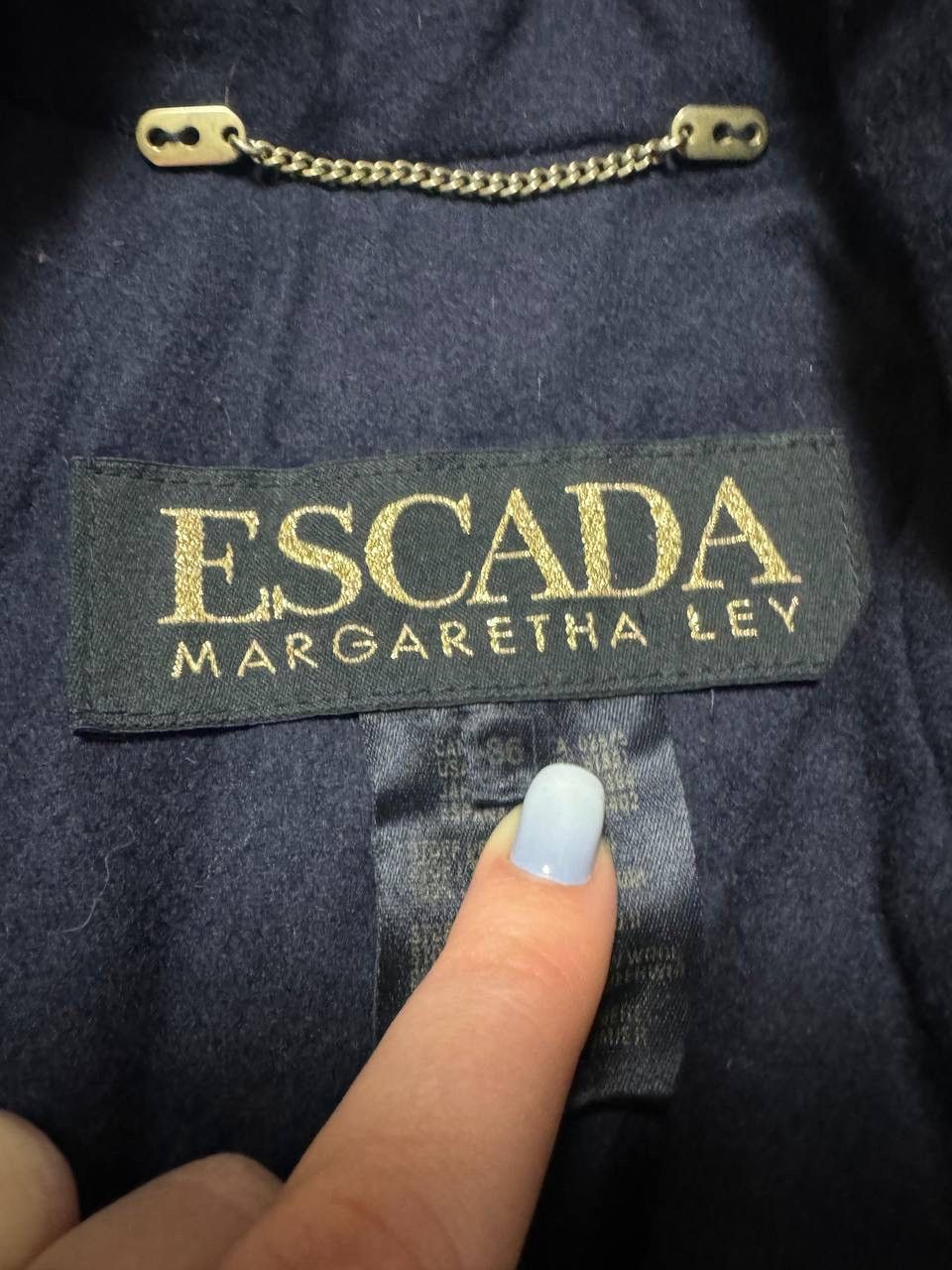 Escada × Vintage Vintage Escada Leather Jacket Bomber Very Rare Women Size M / US 6-8 / IT 42-44 - 5 Thumbnail