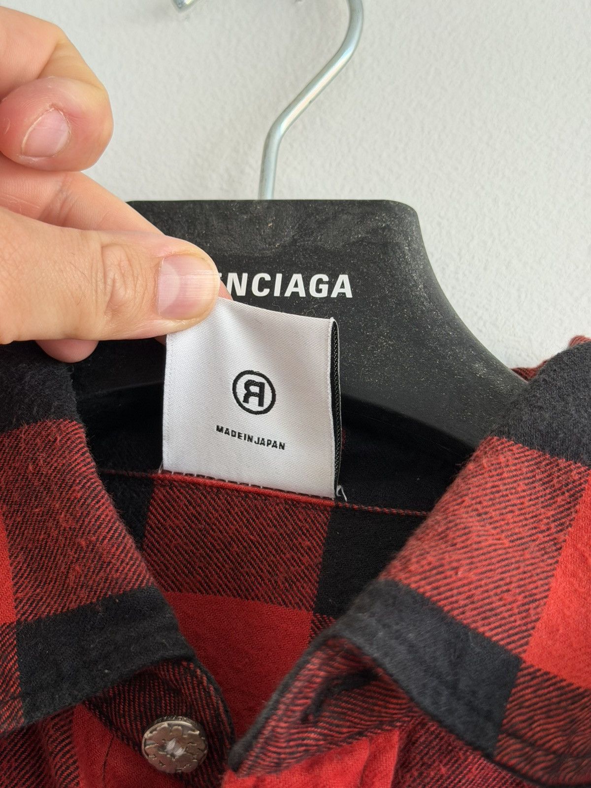 DENIM TEARS × READYMADE *RARE* DENIM TEARS X READYMADE JAPAN FLANNEL SHIRT RED SIZE2 Size US M / EU 48-50 / 2 - 15 Thumbnail